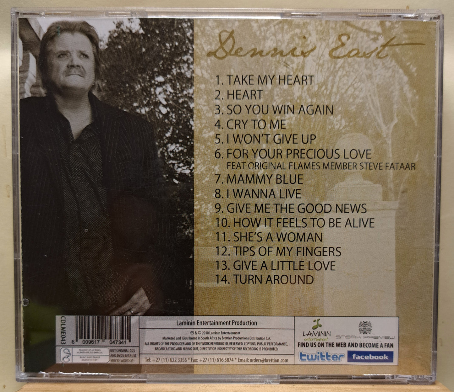 Dennis East - Take my heart (cd)