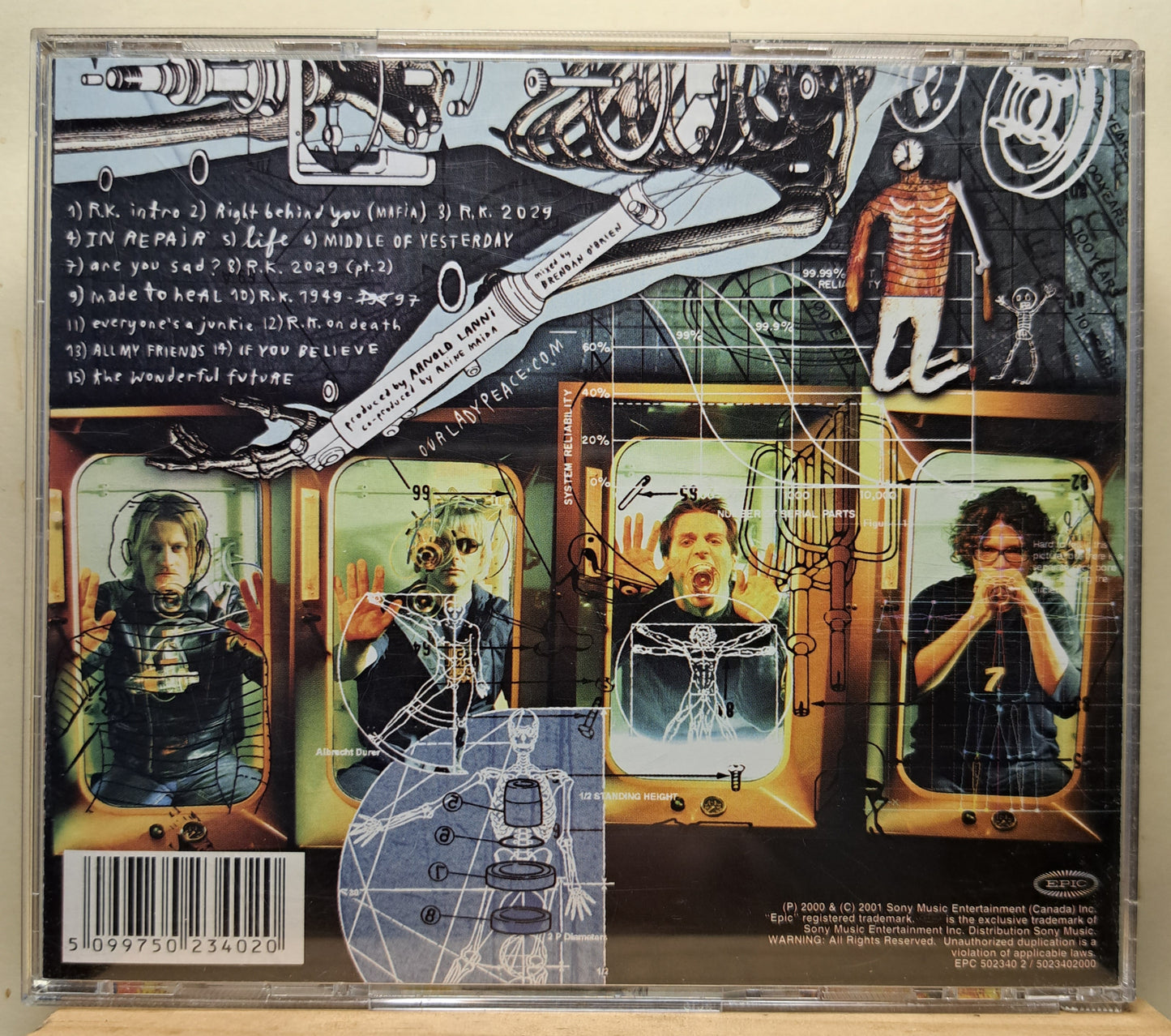 Our Lady Peace - Spiritual Machines (cd)
