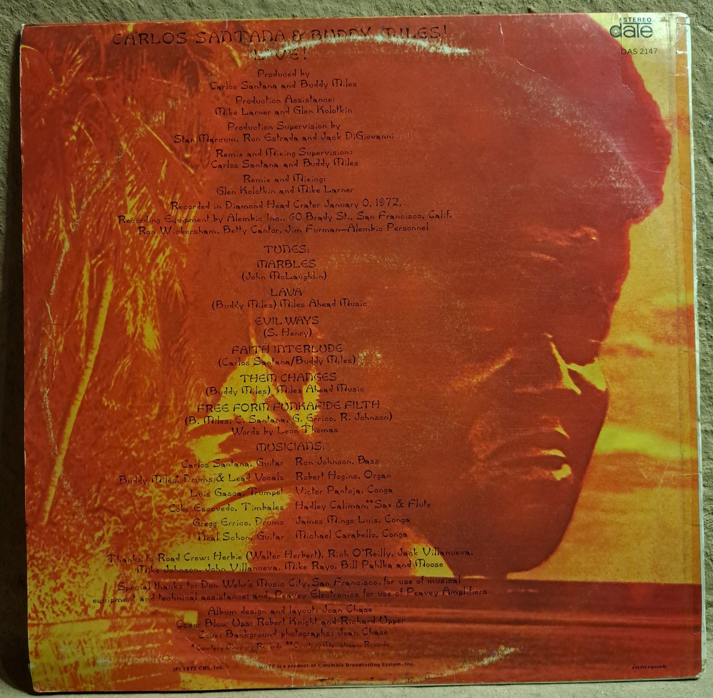Carlos Santana & Buddy Miles - Live!