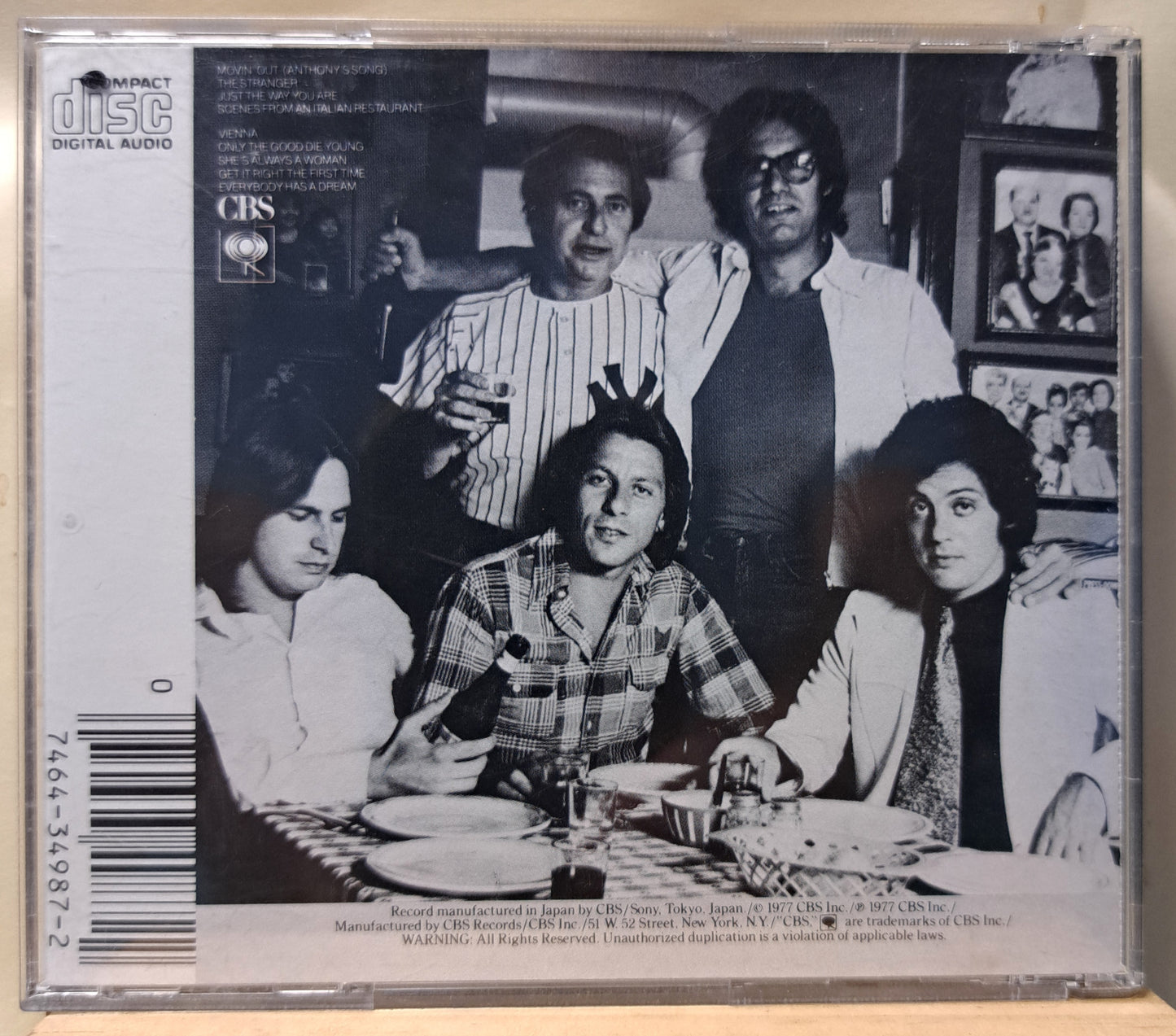 Billy Joel - The Stranger (cd)
