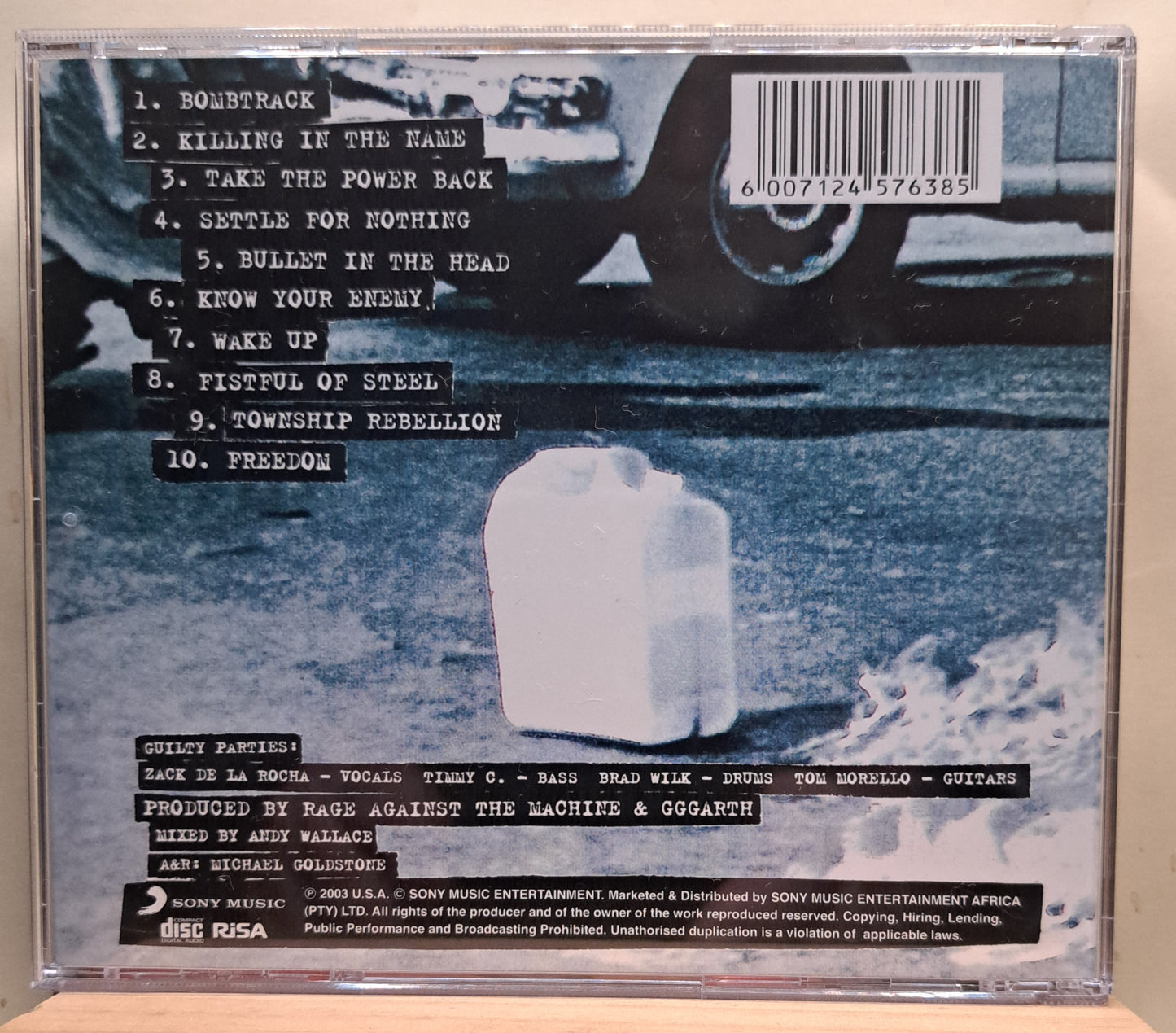 Rage against the machine - Rage against the machine (cd)