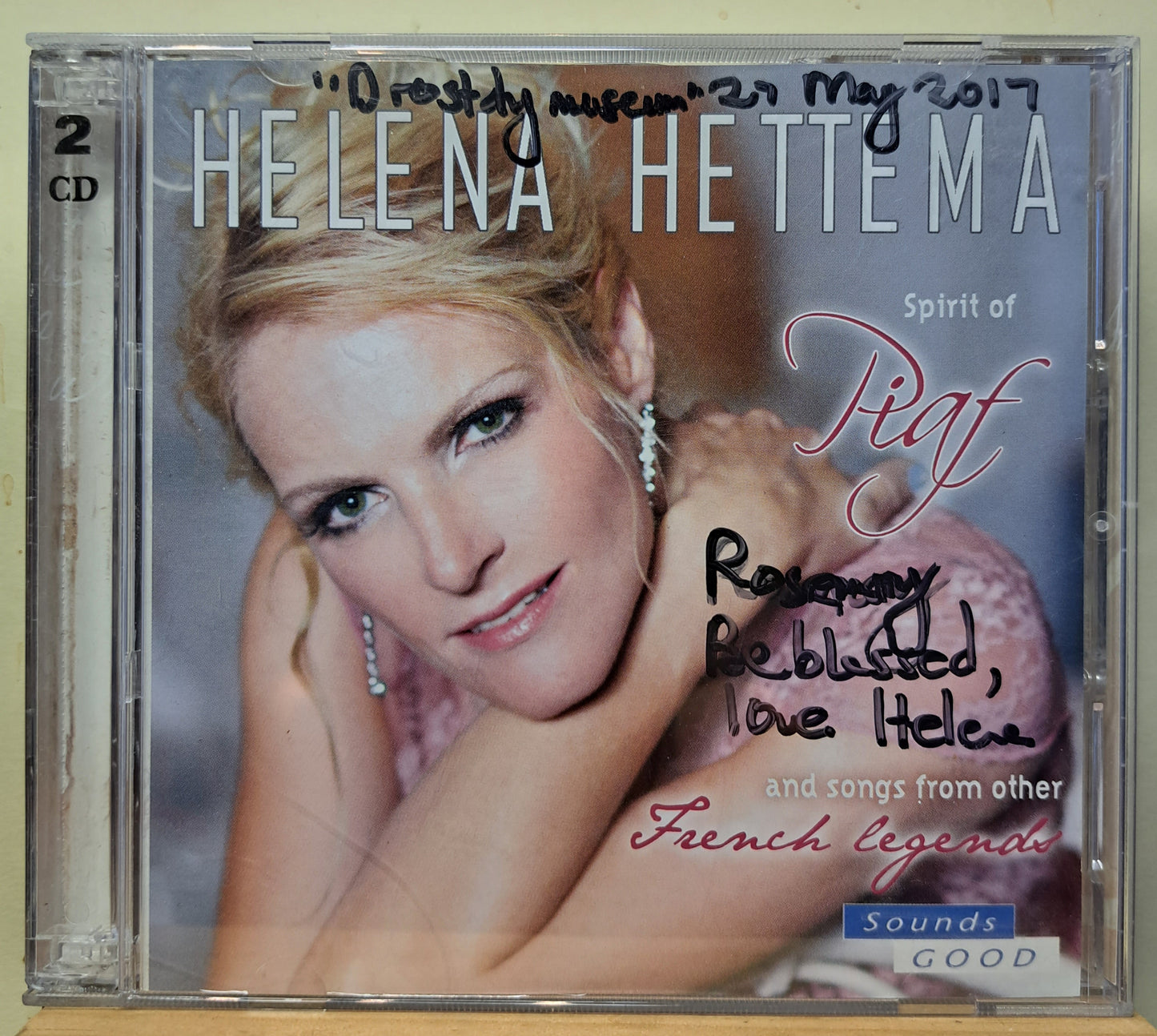 Helena Hettema - Spirit of Piaf and songs from other French legends (double cd)