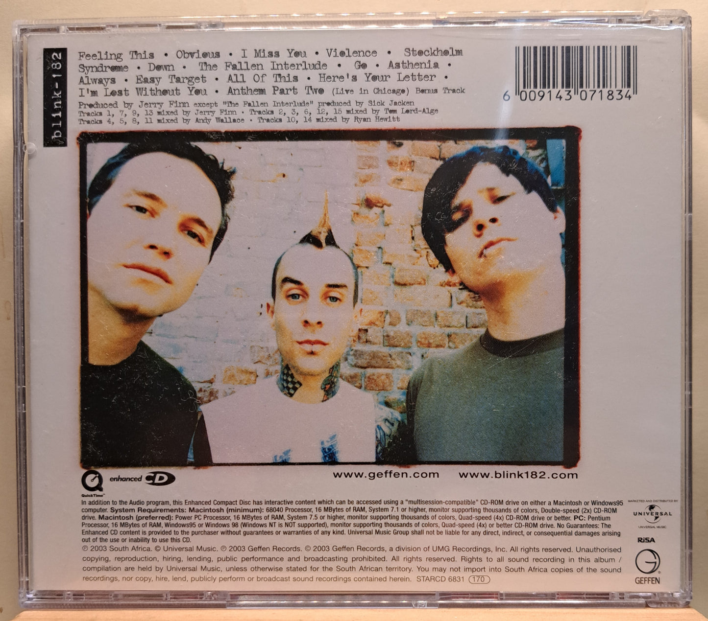 Blink 182 - Blink 182 (cd)