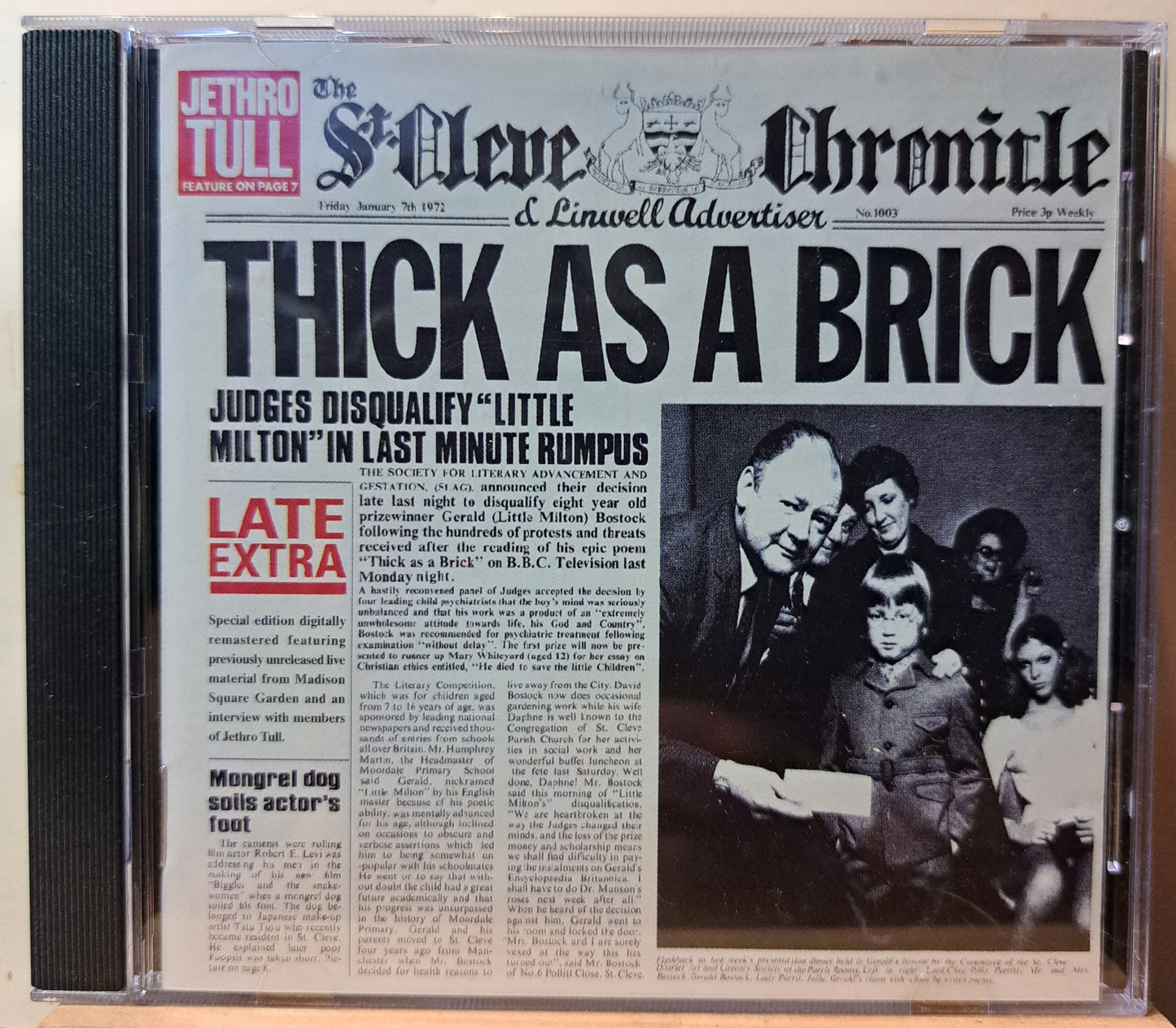 Jethro Tull - Thick as a brick (cd)