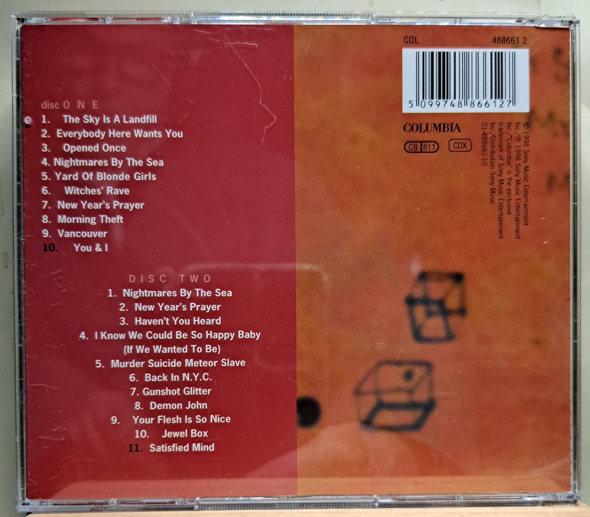Jeff Buckley - Sketches for my sweetheart the drunk (double cd)