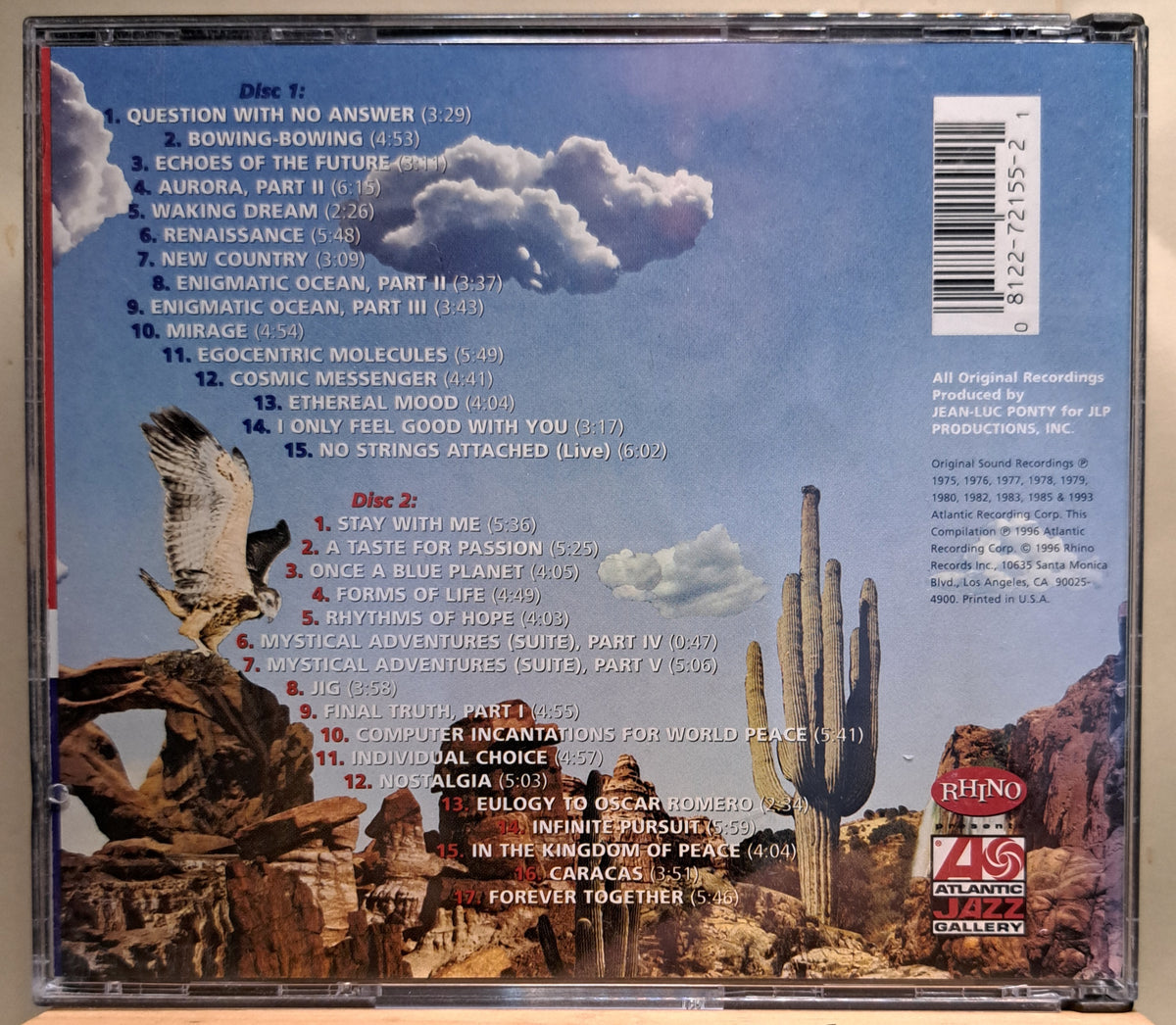 Jean Luc Ponty - Le Voyage (The Anthology)2 Disc box set