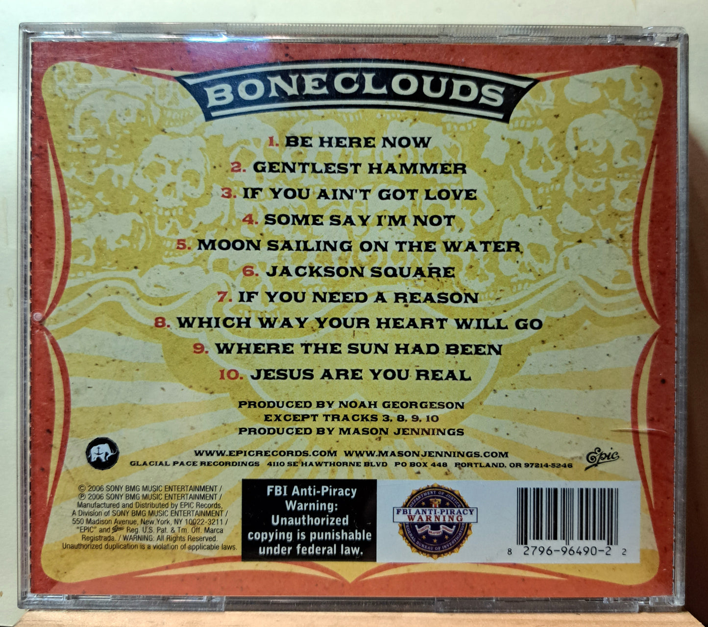 Mason Jennings - Boneclouds (cd)