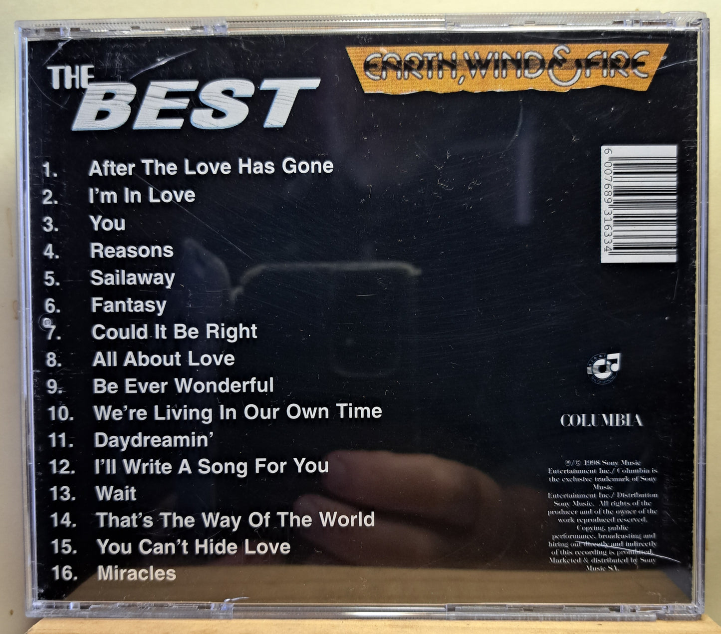 Earth Wind & Fire - The Best (love songs) cd