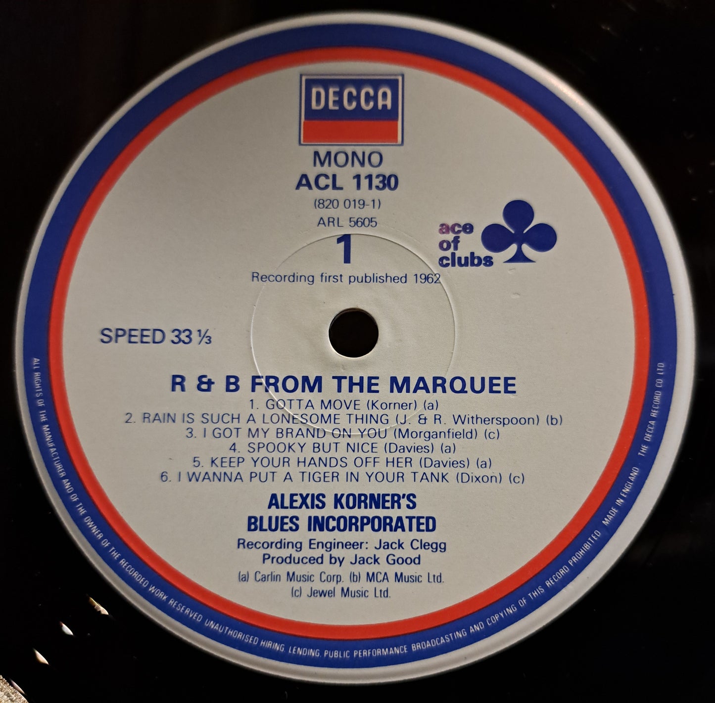Alexis Korner's Blues Incorporated  - R&B from the Marquee
