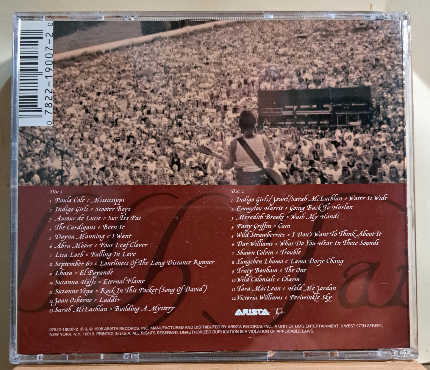 Lilith Fair - a celebration of woman in music (double cd)