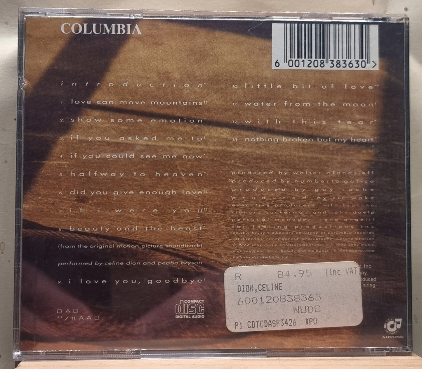 Celine Dion - Celine Dion(cd)