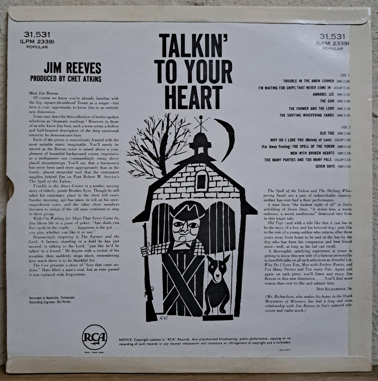 Jim Reeves - Talkin' to your heart