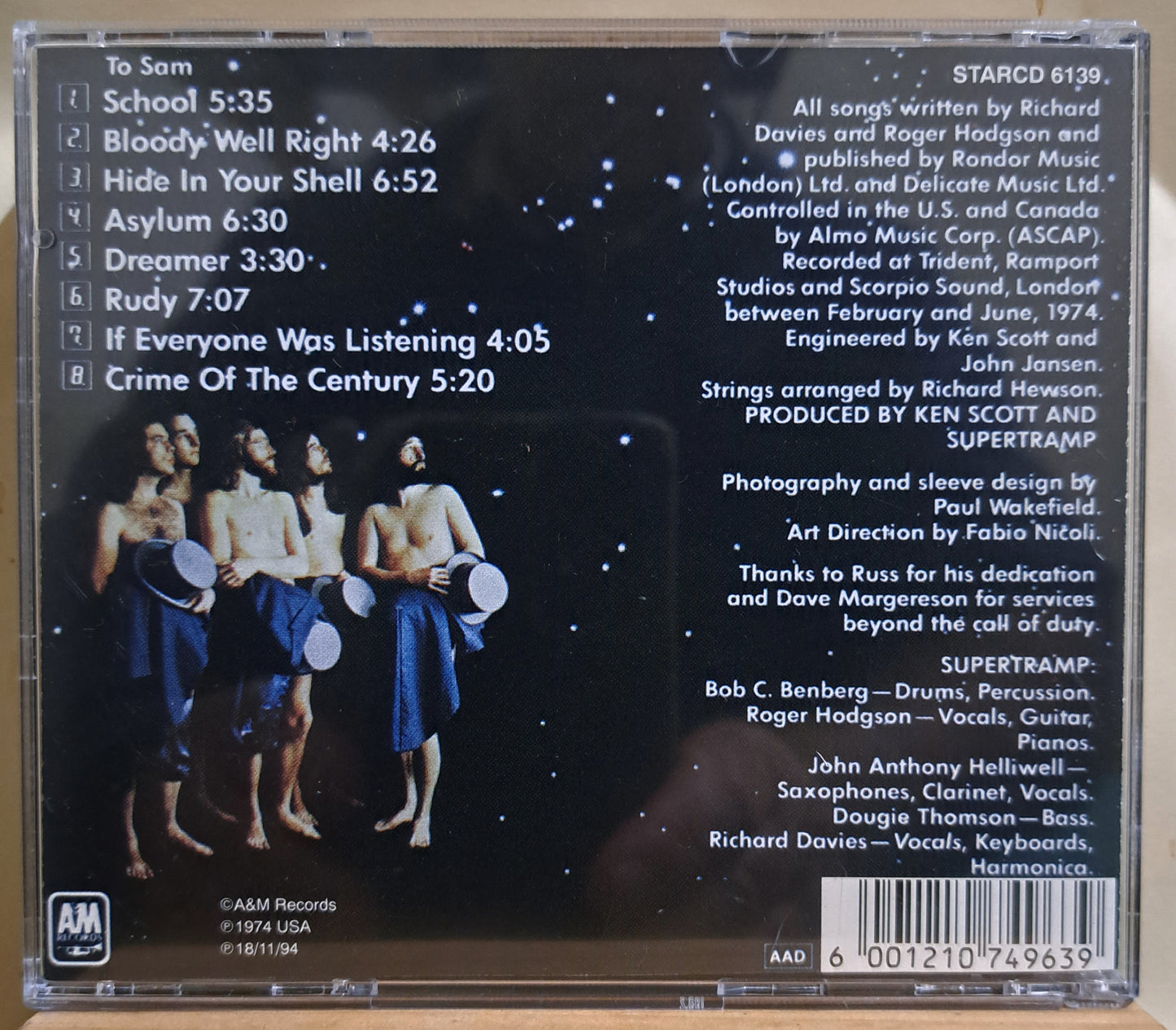 Supertramp - Crime of the century (cd)