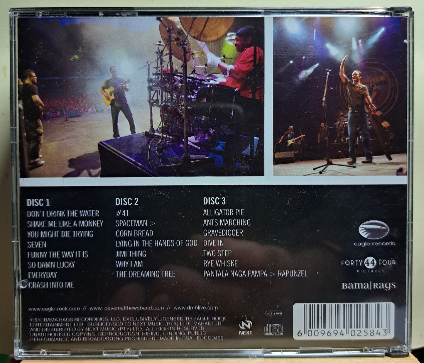 Dave Matthews Band - Live in Europe 2009 (triple cd box set)