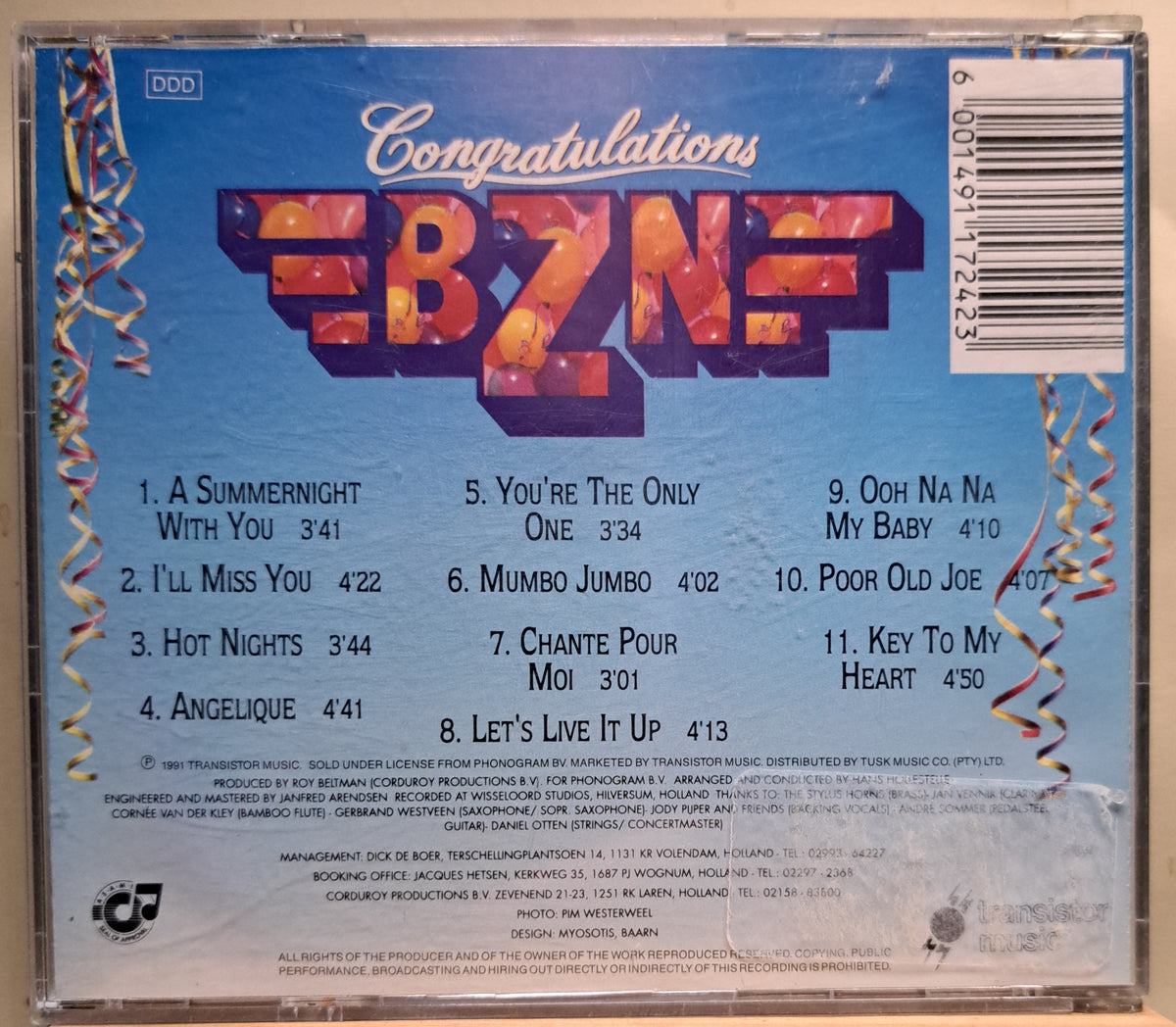 BZN - Congratulations (cd)
