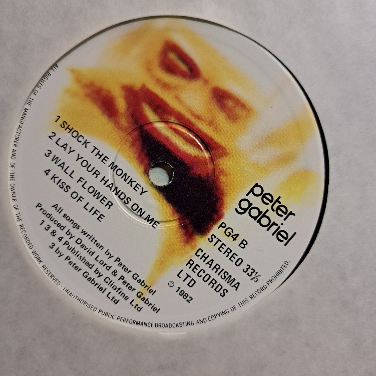 (Copy) Peter Gabriel - Peter Gabriel 4