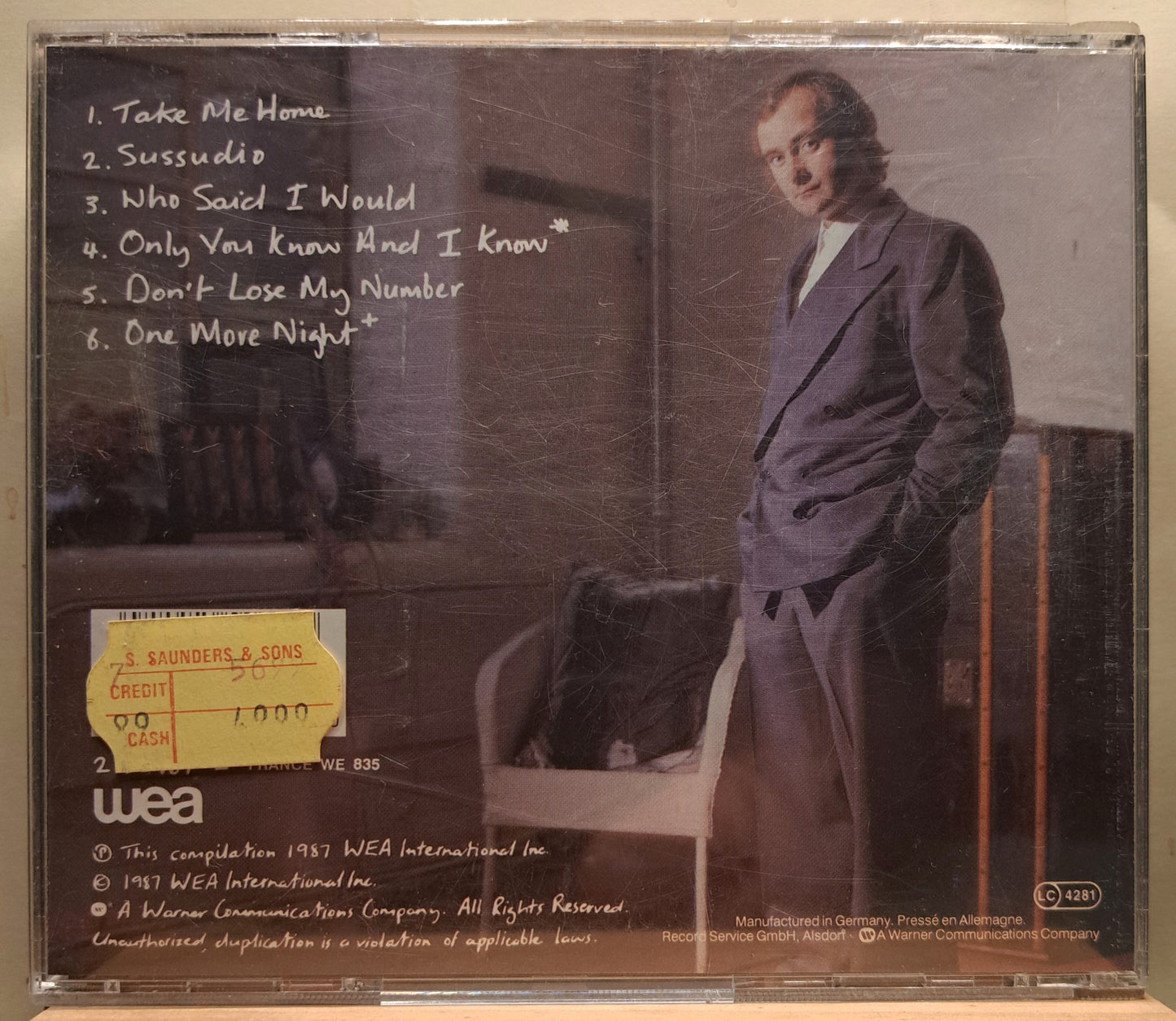 Phil Collins - 12" ers (extended remixes) cd