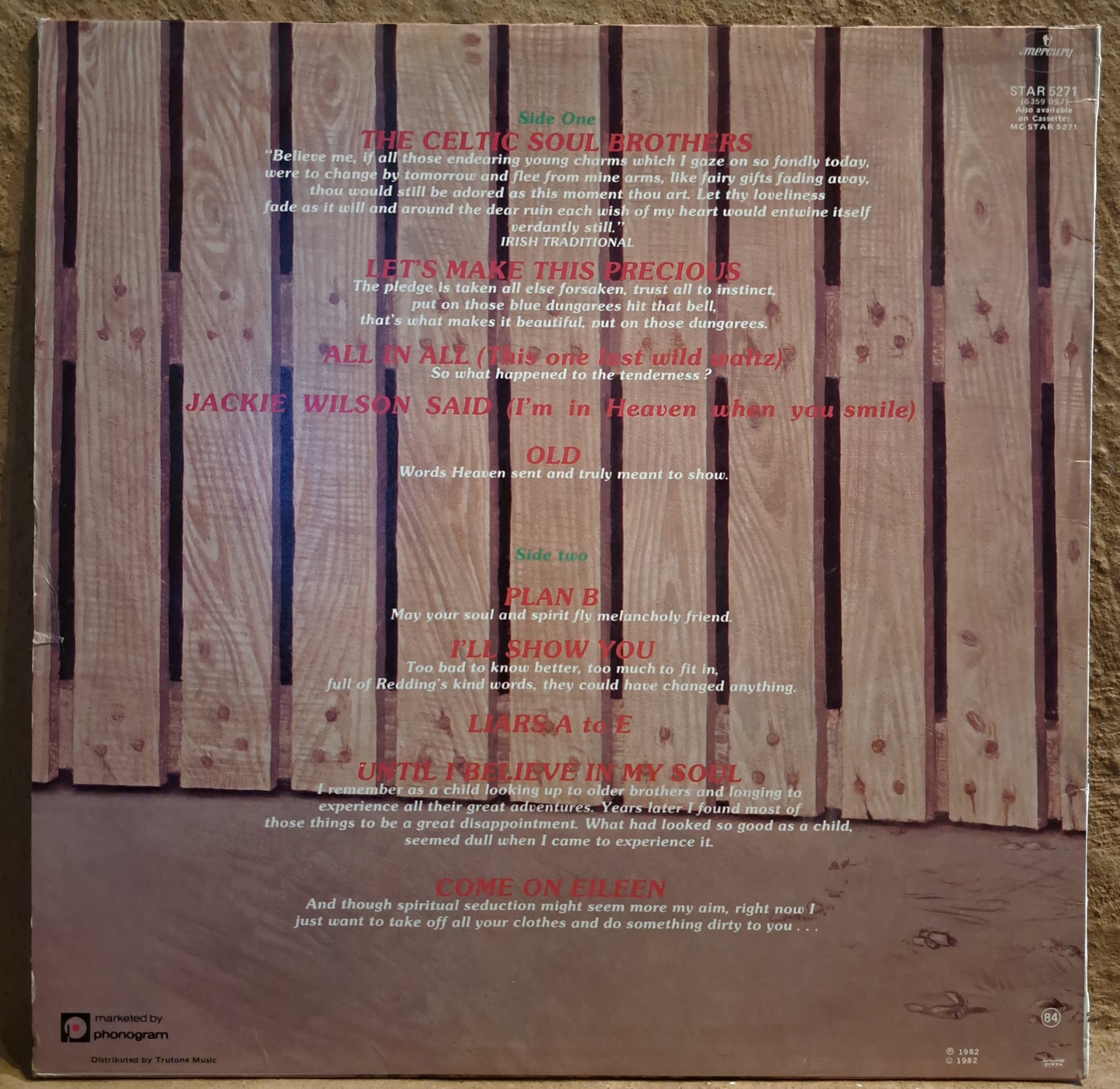 Dexys Midnight Runners - "Too Rye Ay"