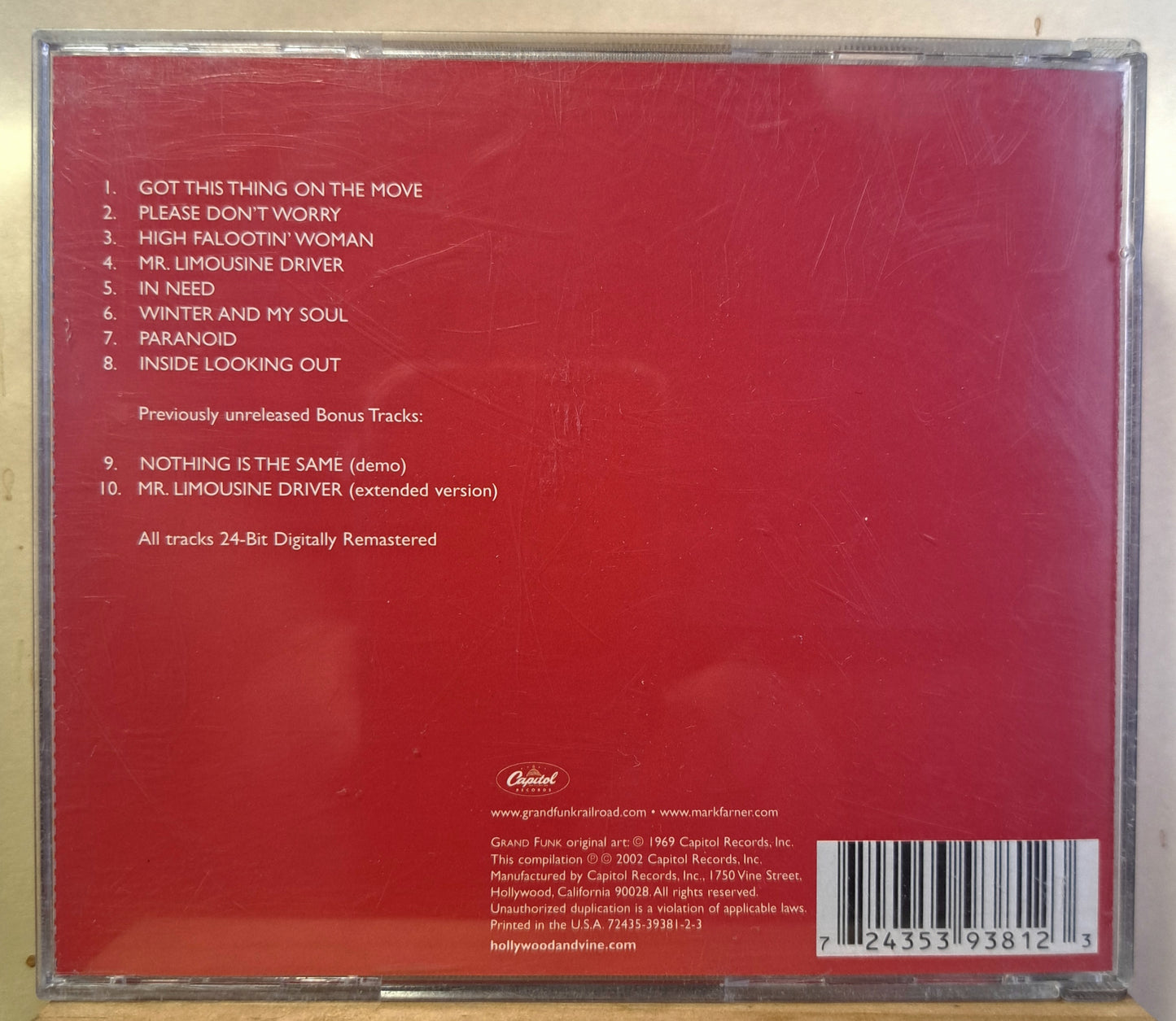 Grand Funk - Grand Funk Railroad (cd)