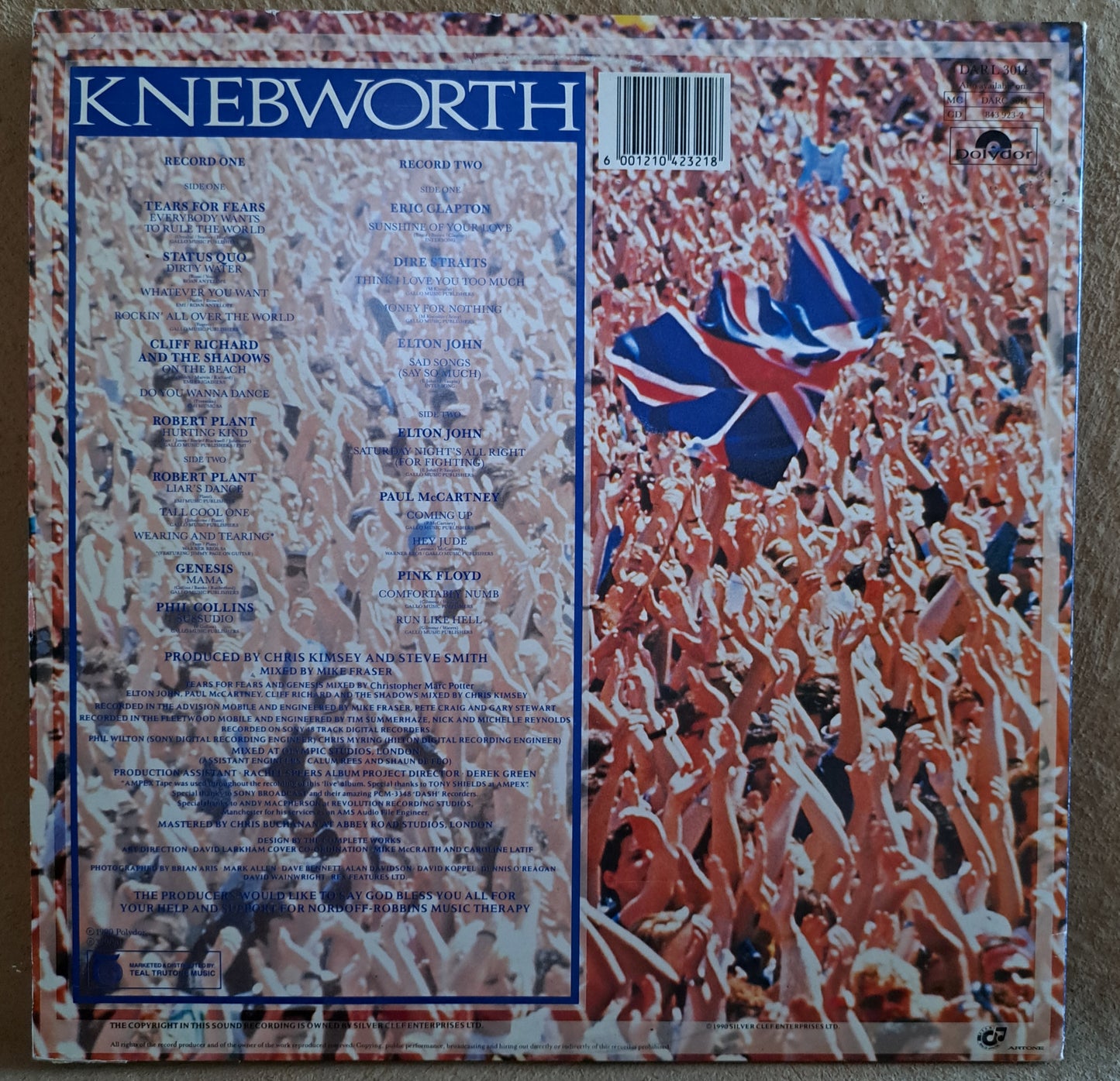 Knebworth - various artists (live concert, double album)