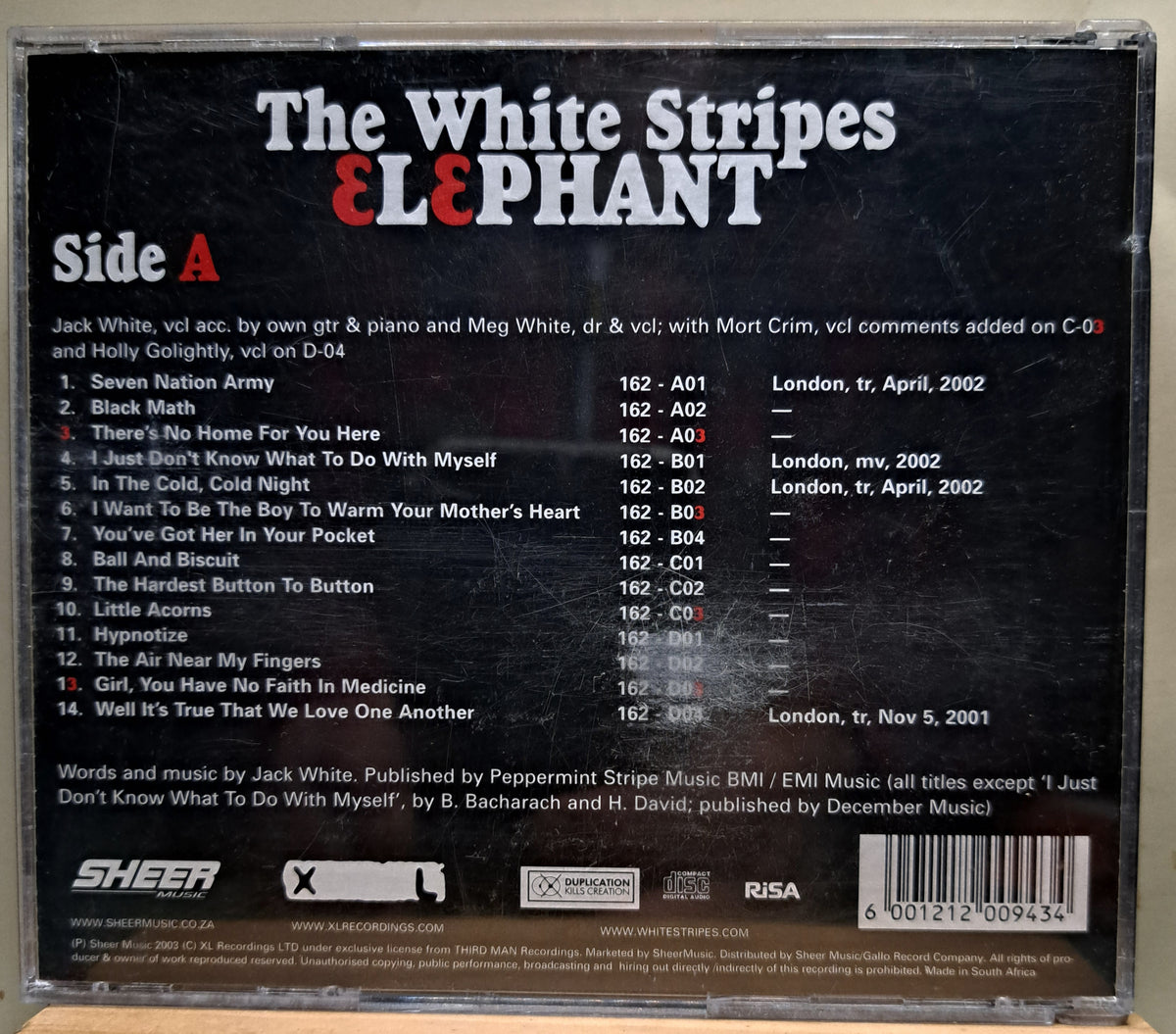 The White Stripes - Elephant (cd)