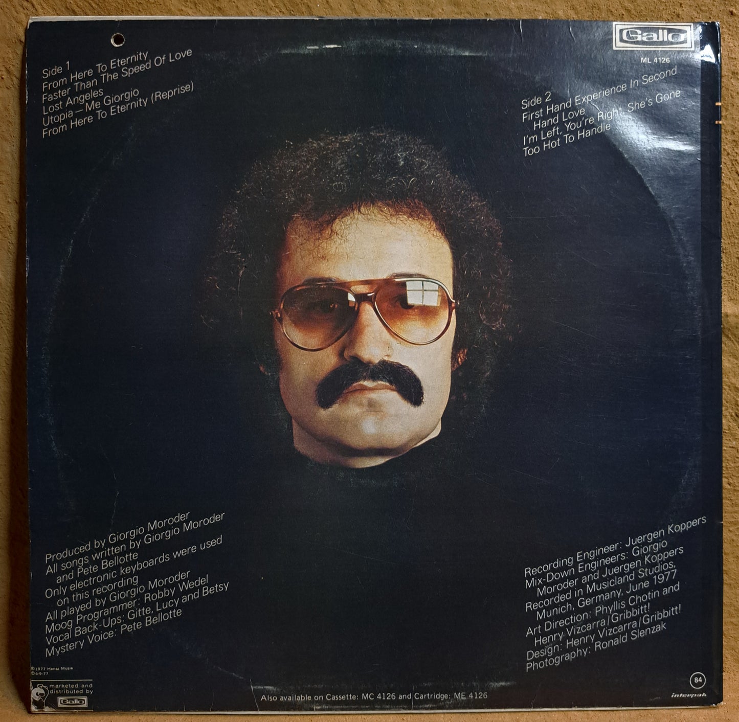 Giorgio Moroder - From here to eternity