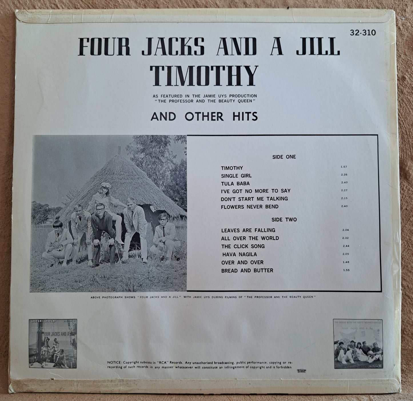 Four Jacks and a Jill - Timothy (as featured in the Jamie Uys production)