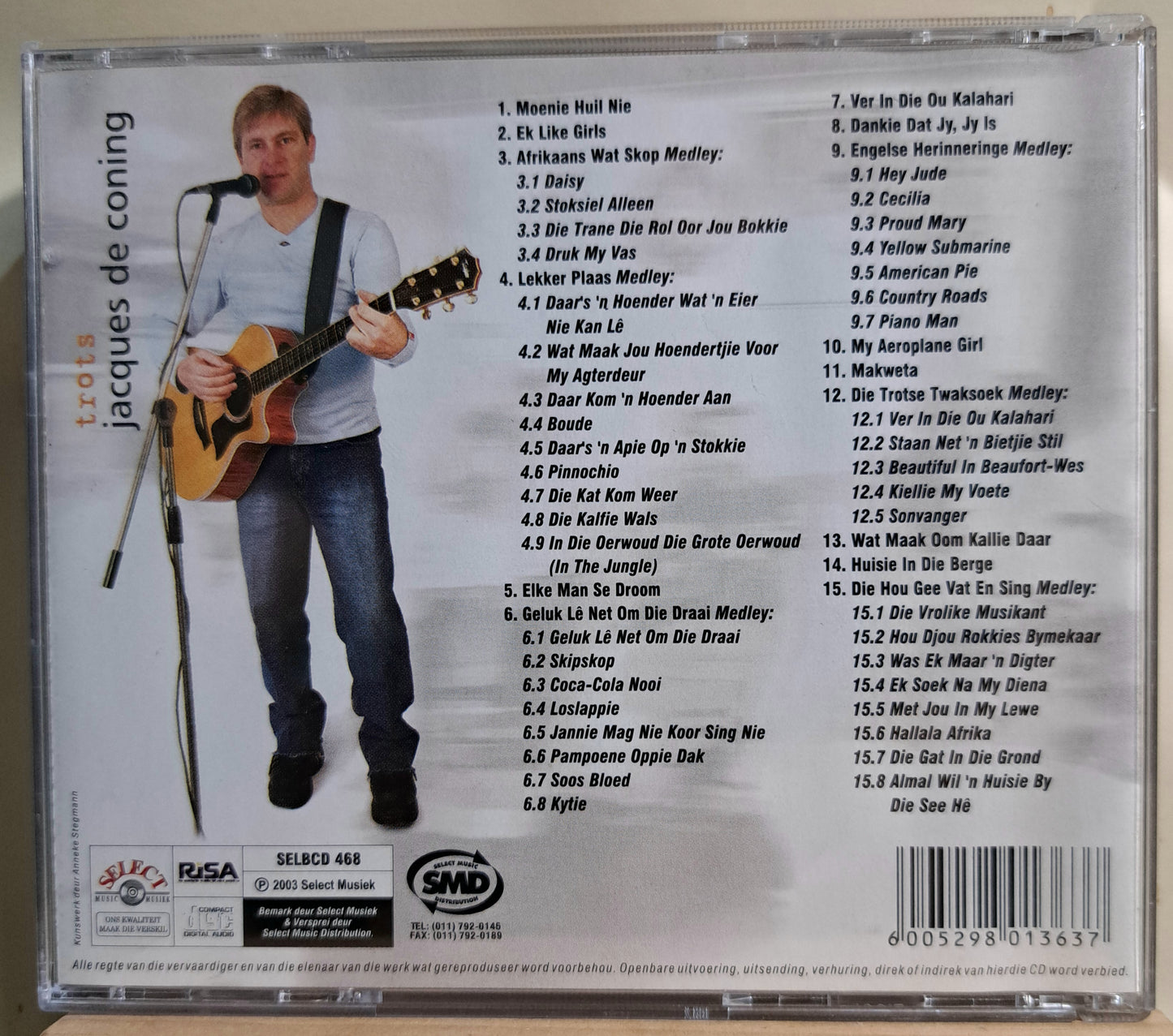 Jacques de Coning - Trots (cd)