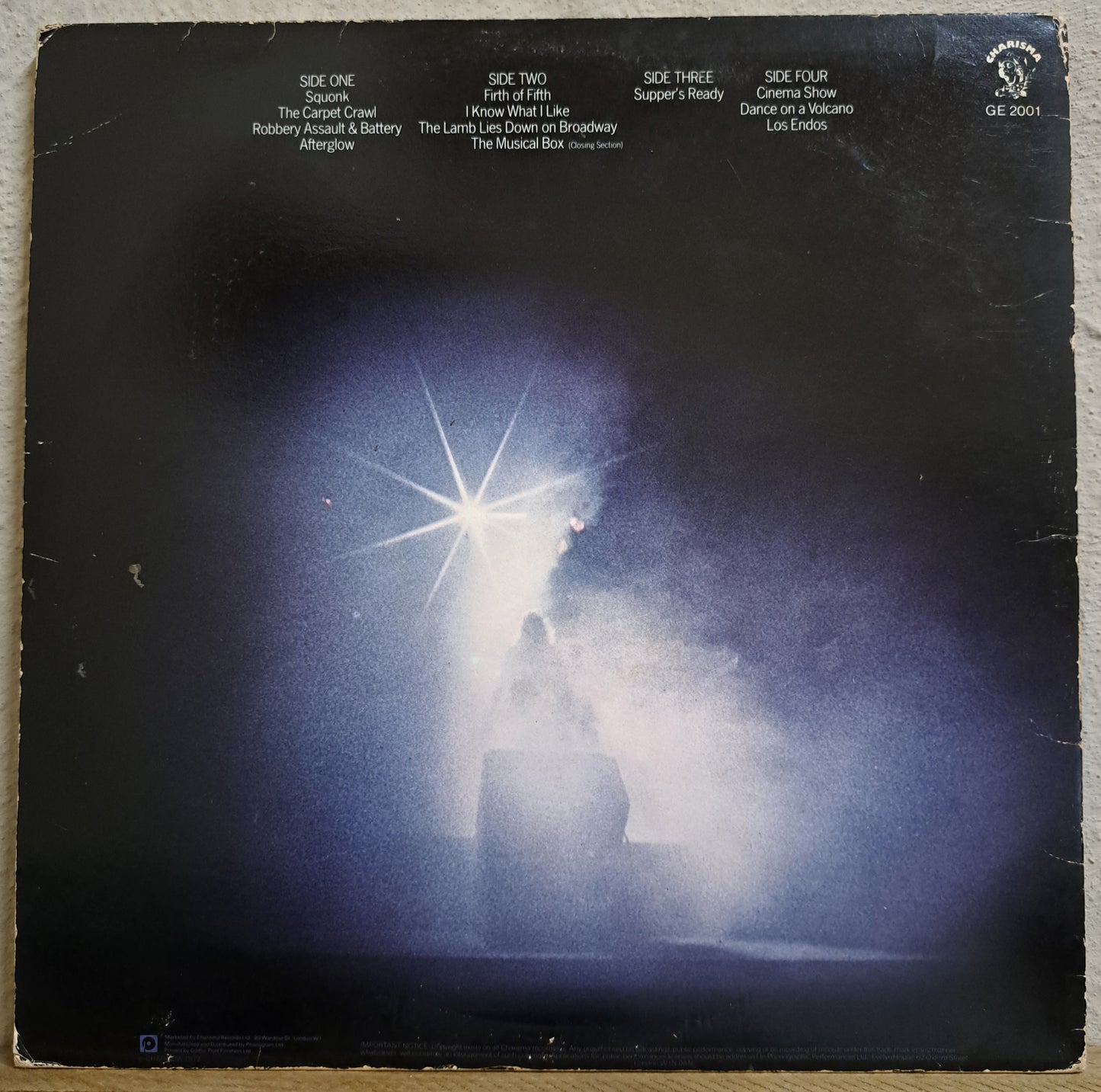 Genesis -Seconds Out (double lp)
