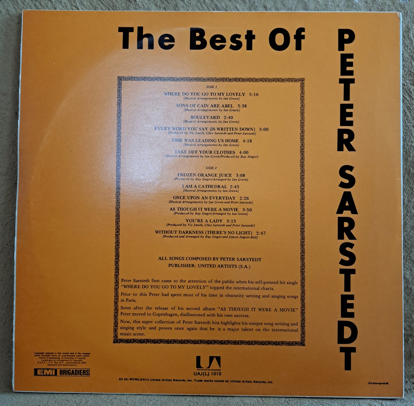 Peter Sarstedt - The best of