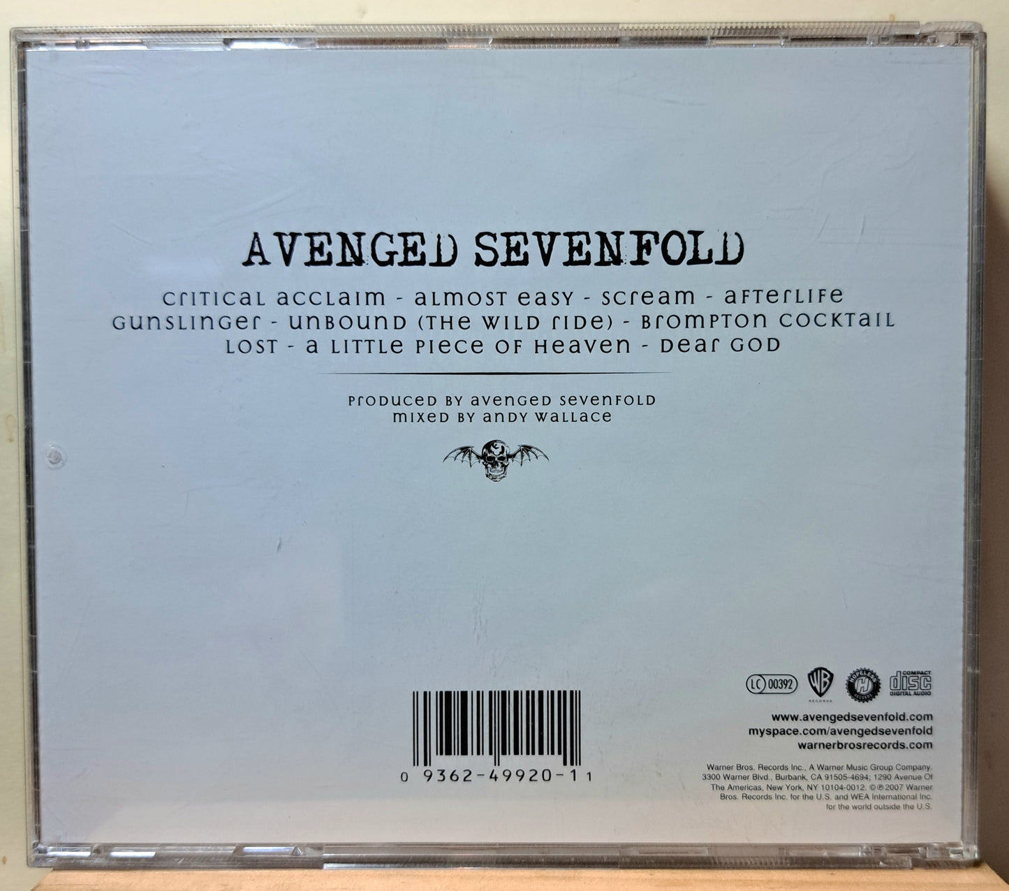 Avenged Sevenfold - Avenged Sevenfold (cd)