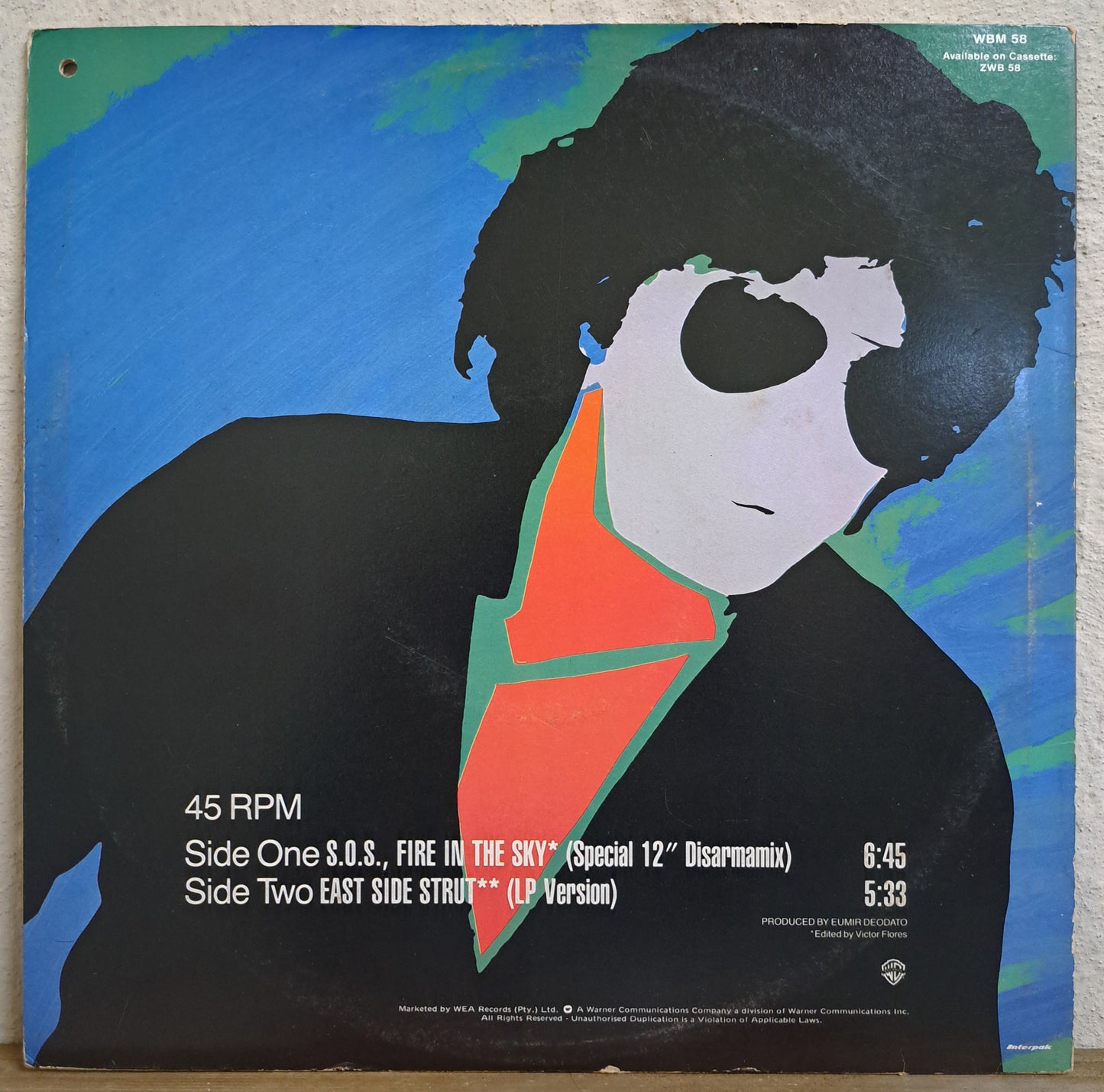 Deodata - S.O.S Fire in the sky (12"maxi single)