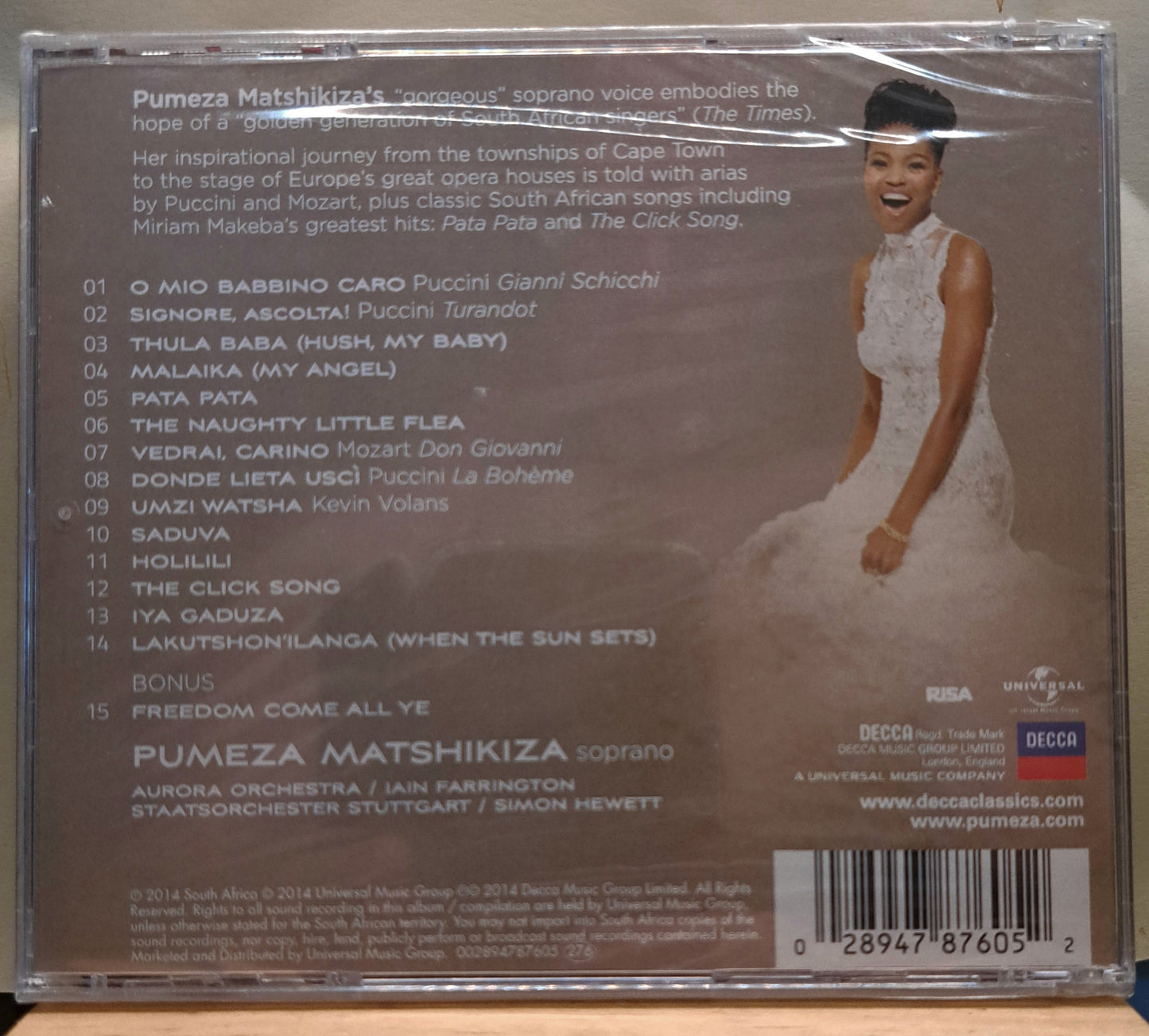 Pumeza - Voice of hope (cd)