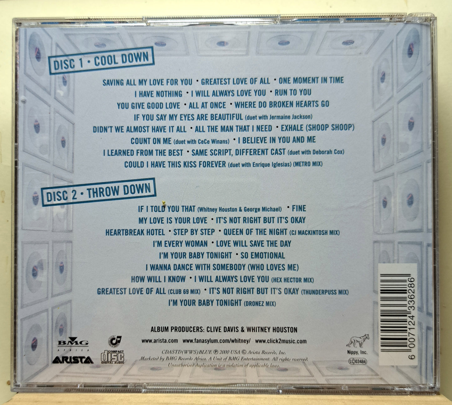 Whitney Houston - The Greatest Hits (double cd)