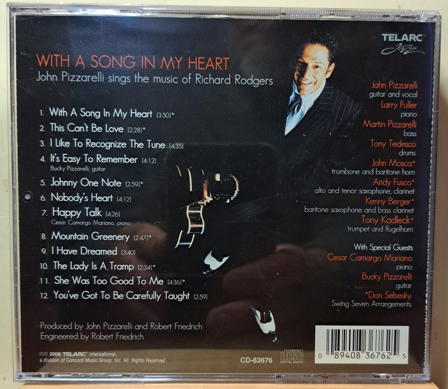 John Pizzarelli- With a song in my heart (cd)