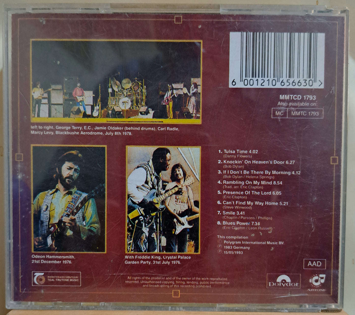 Eric Clapton - 'Live' in the Seventies (cd)