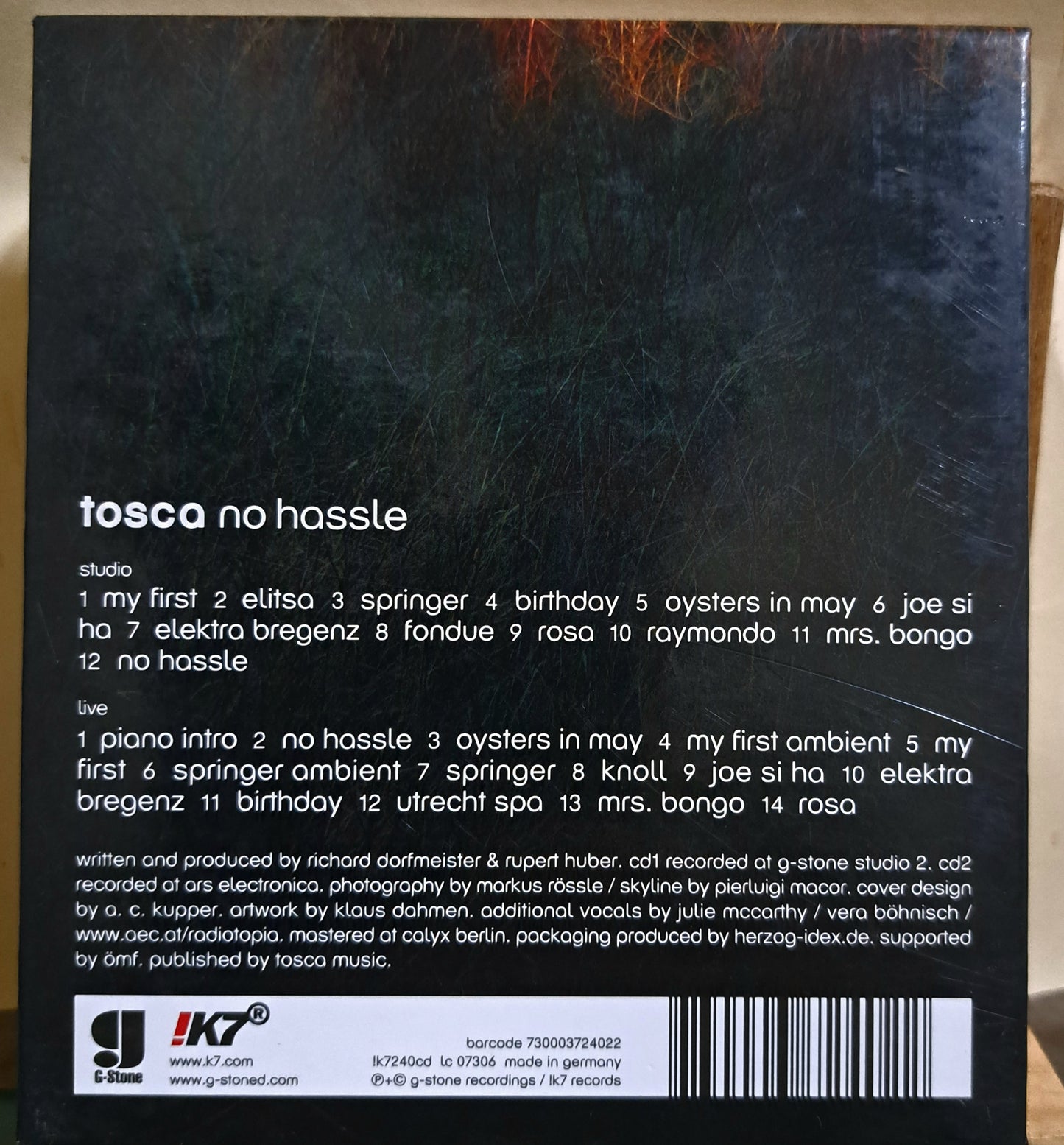 Tosca - No Hassle (double disc cd)
