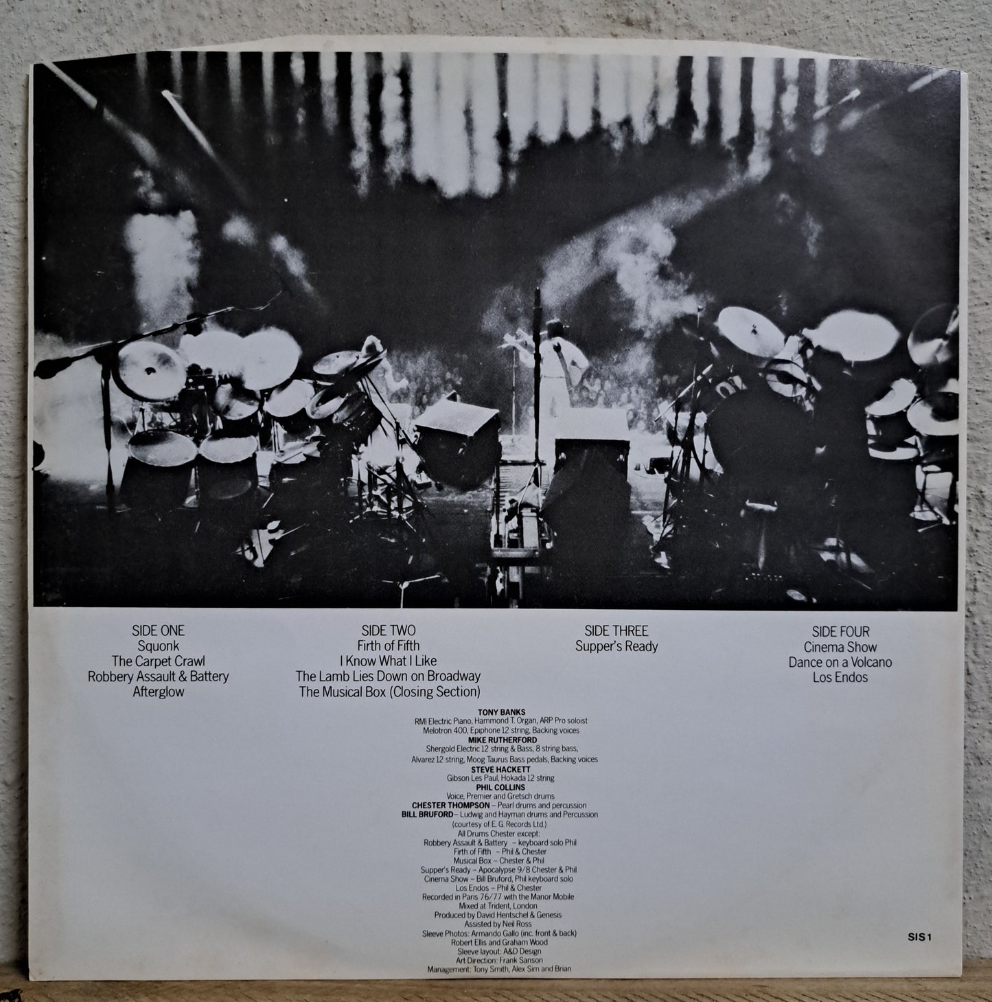 Genesis -Seconds Out (double lp)