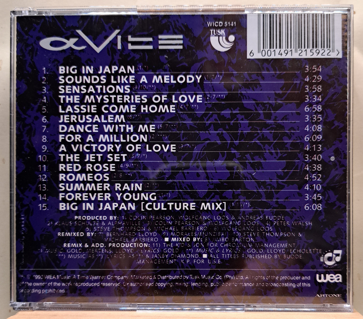 Alphaville - First Harvest 1984 -92 (cd)