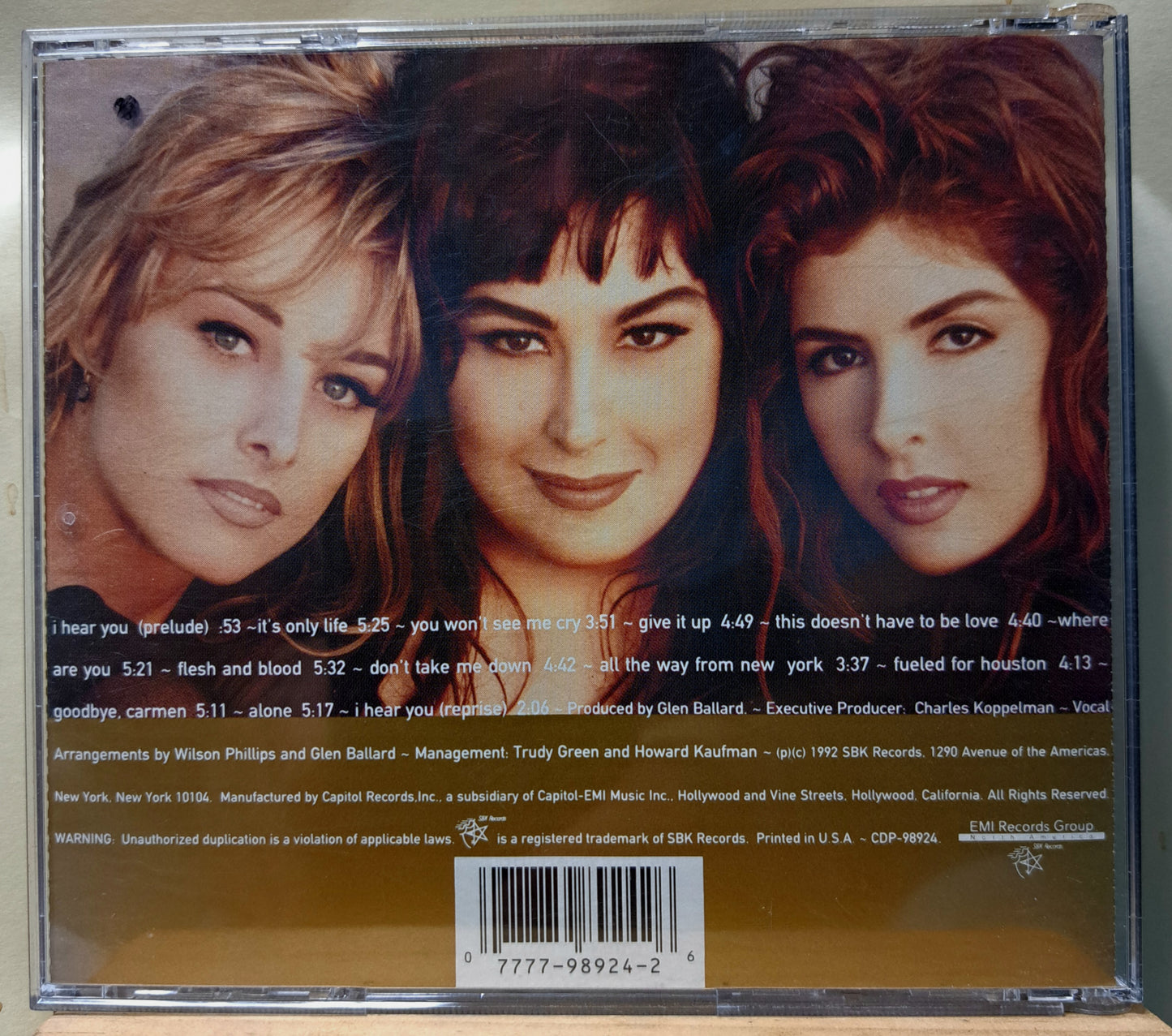 Wilson Phillips - Shadows and Light (cd)
