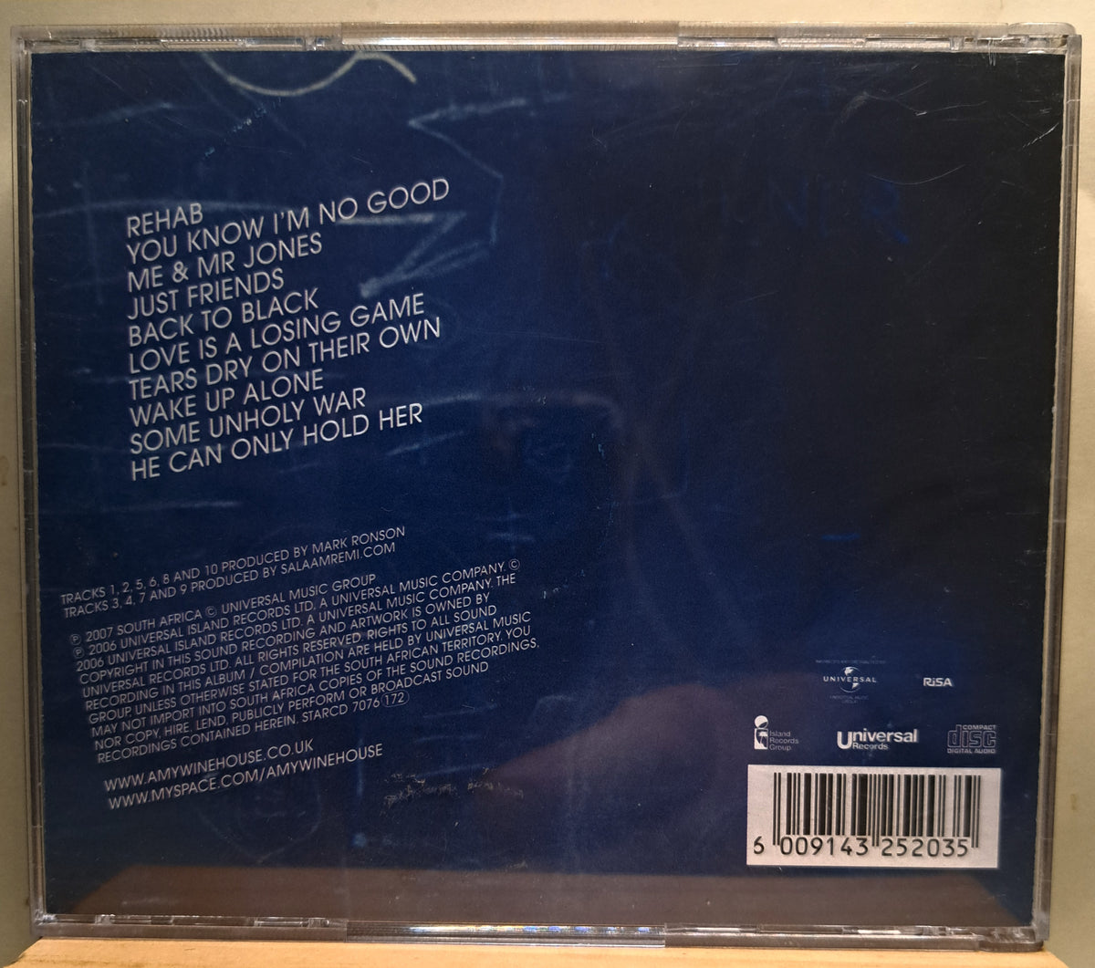 Amy Winehouse - Back to black (cd)
