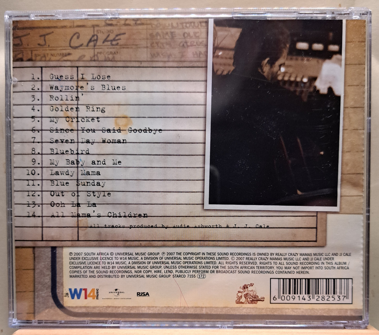 JJ Cale - Rewind (unreleased recordings) cd