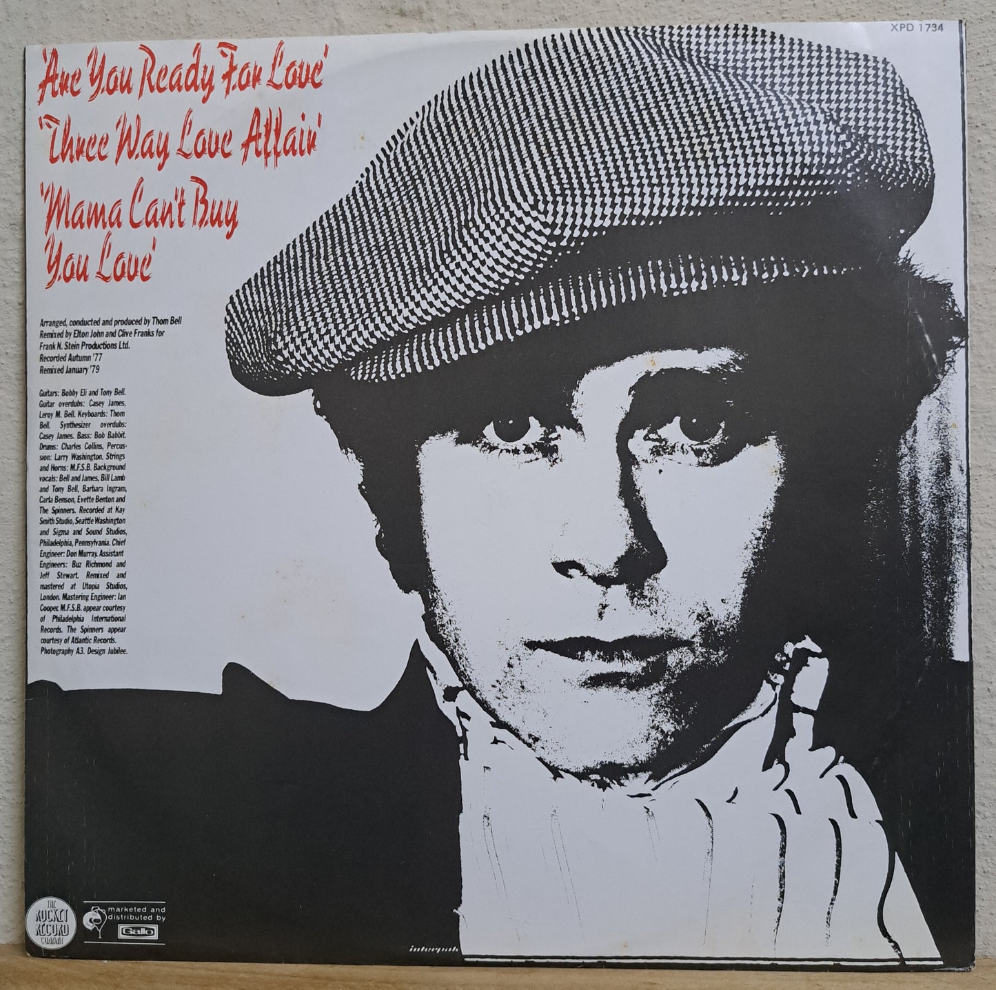 Elton John -The Thom Bell Sessions '77