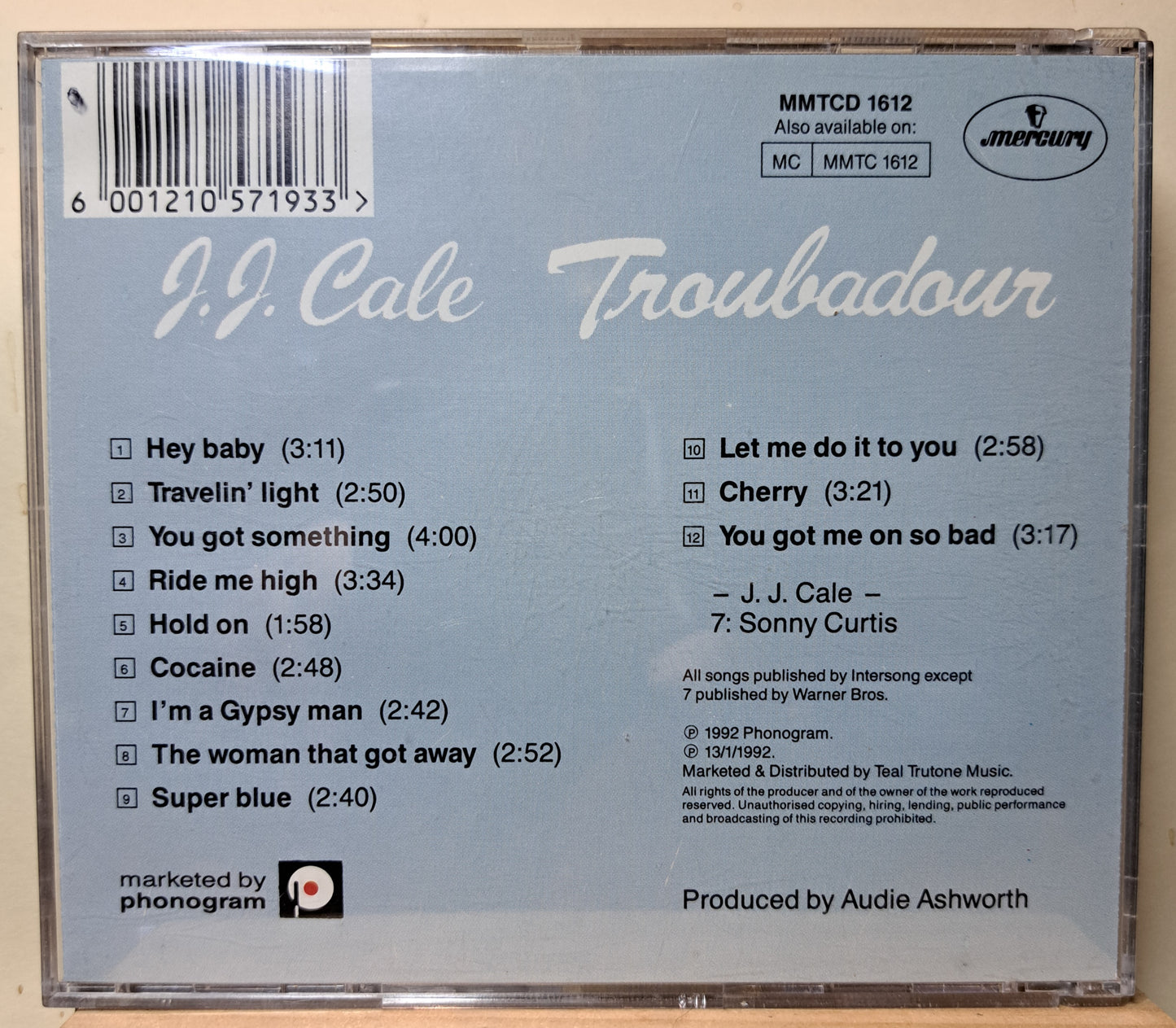 JJ Cale - Troubadour (cd)