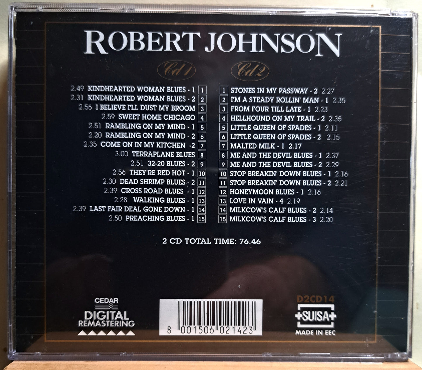 Robert Johnson - Gold collection (double disc cd)