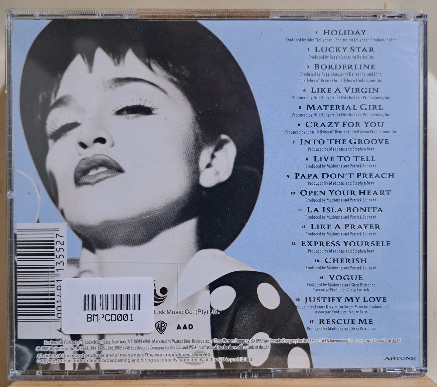 Madonna - The Immaculate Collection (cd)