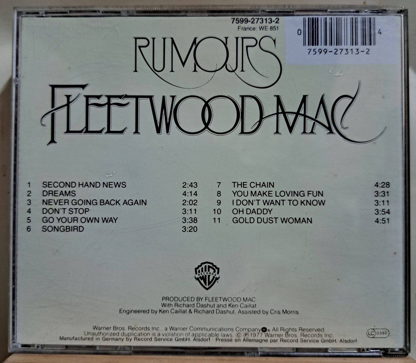 Fleetwood Mac - Rumours (cd)