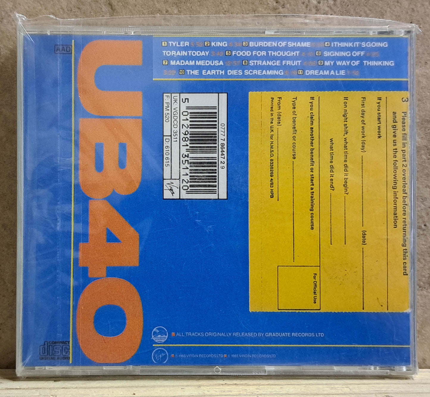 UB40 - The UB40 file (cd)