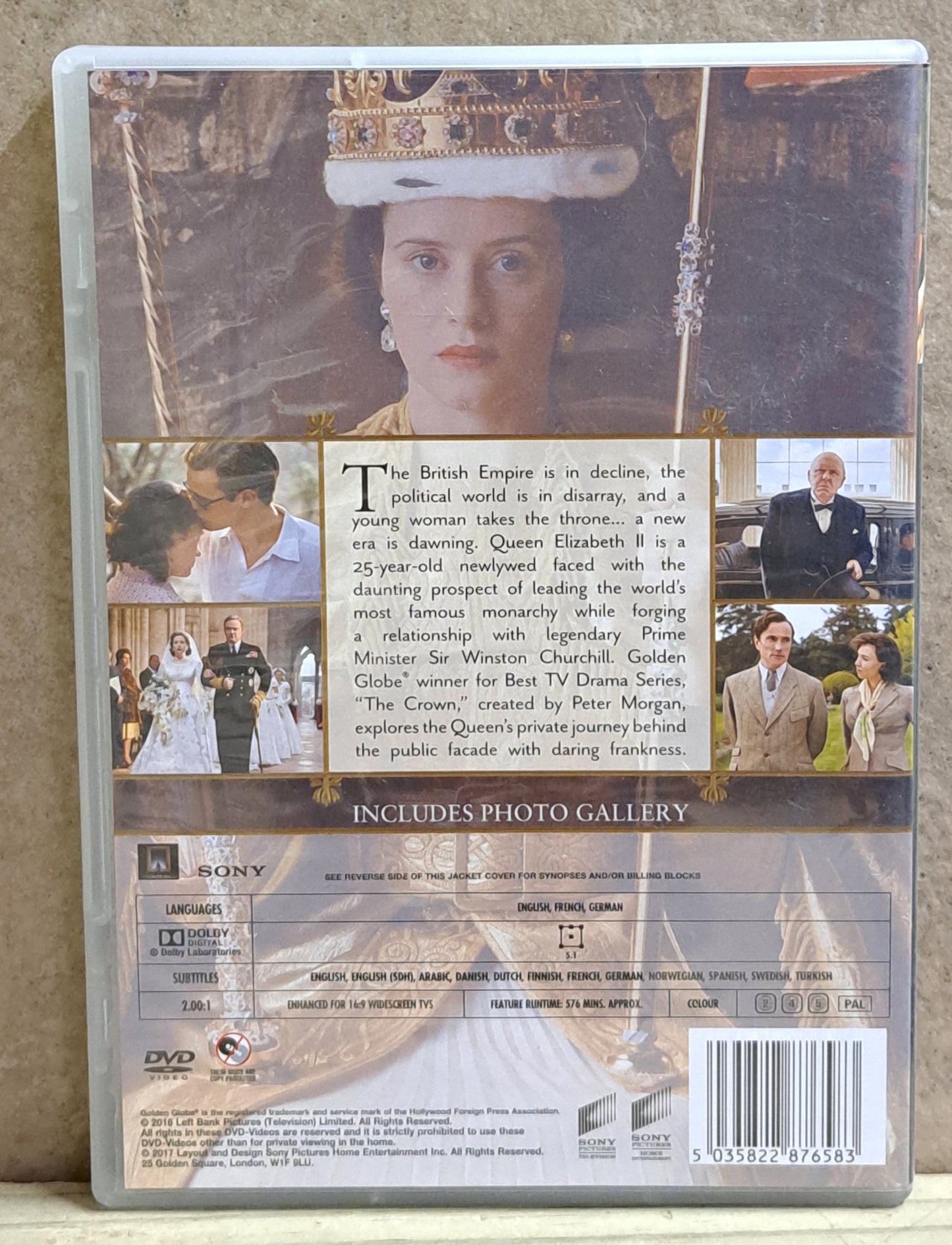 The Crown - season 1 and 2 (dvd)