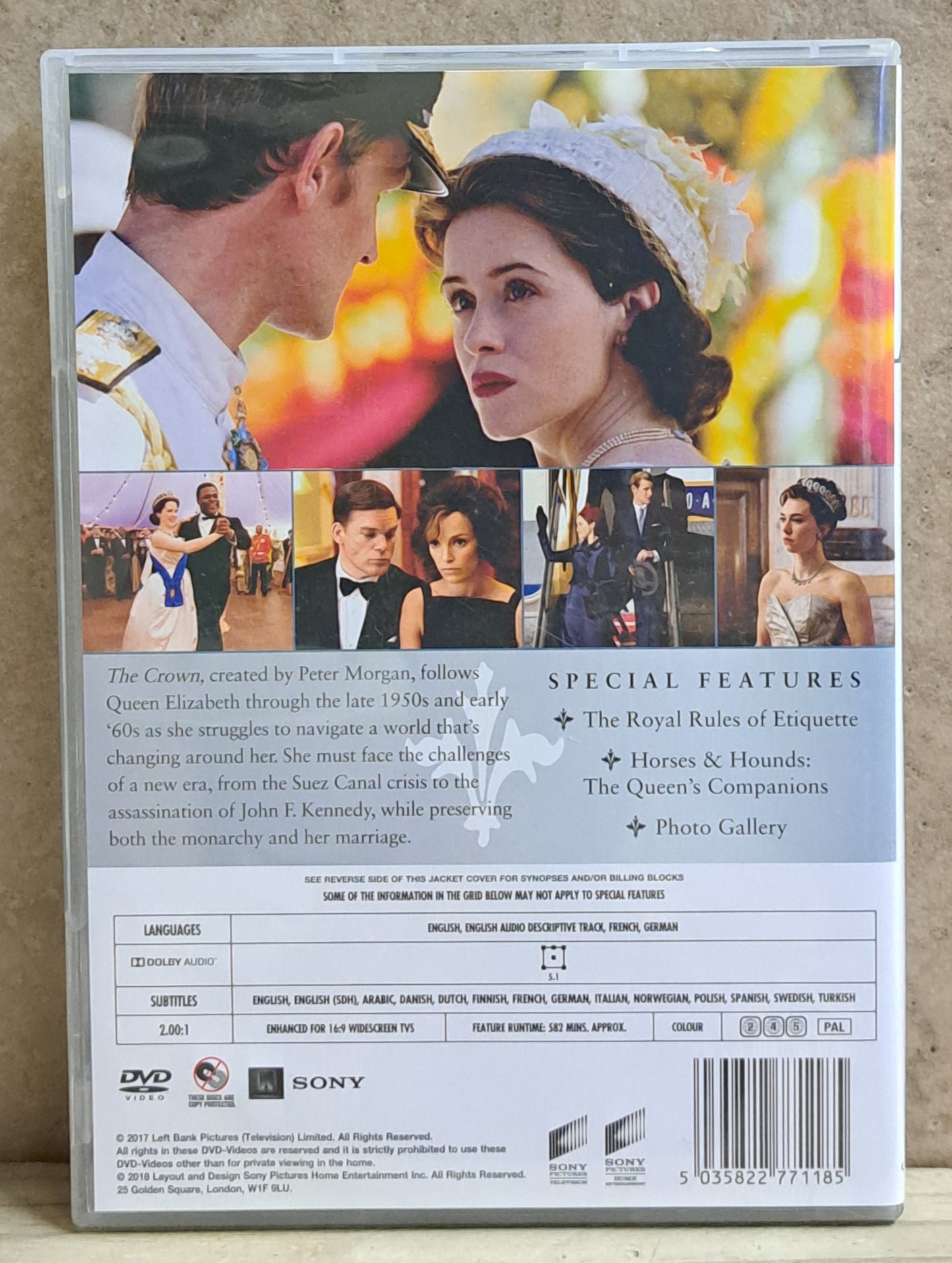 The Crown - season 1 and 2 (dvd)